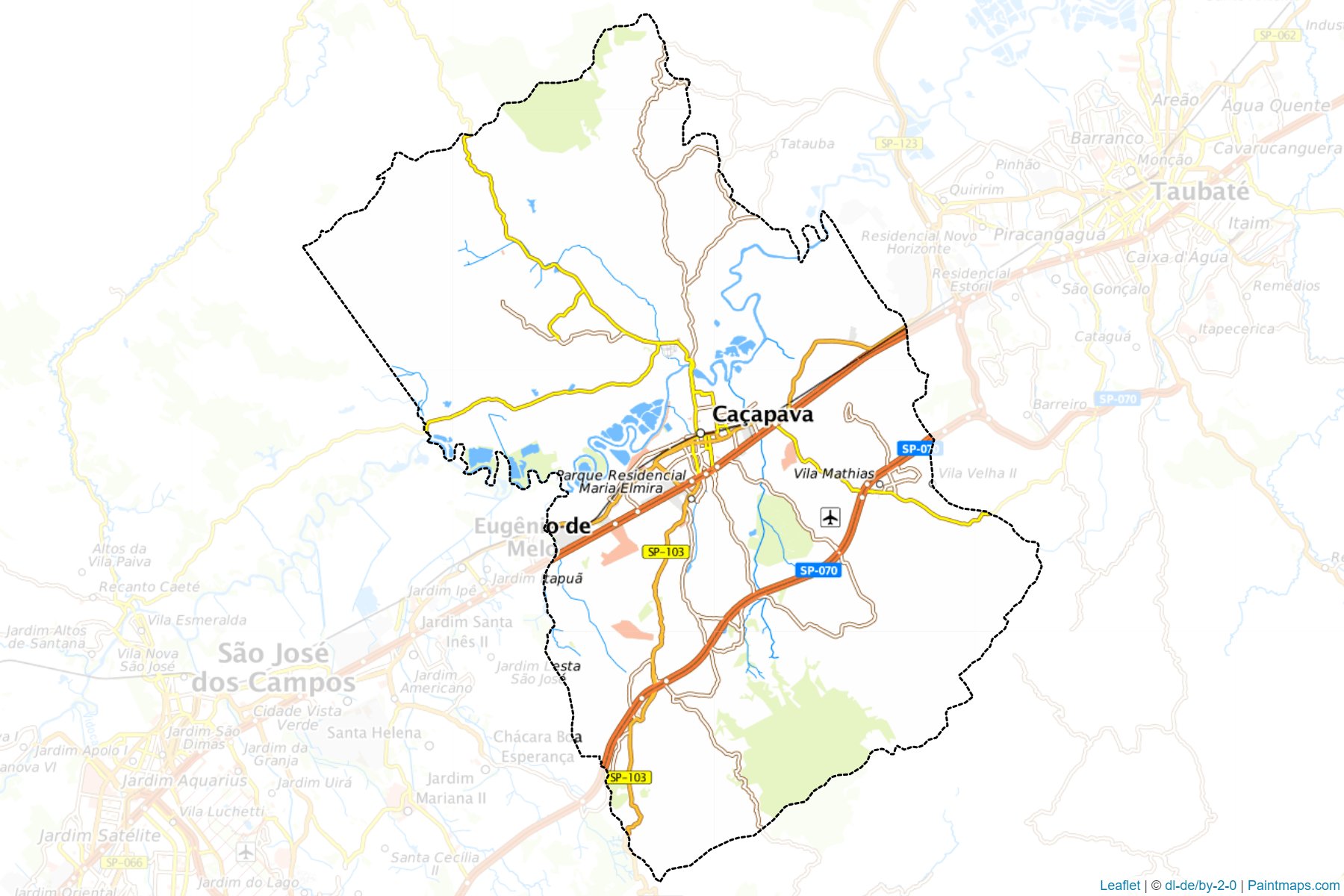 Muestras de recorte de mapas Cacapava (Sao Paulo)-1