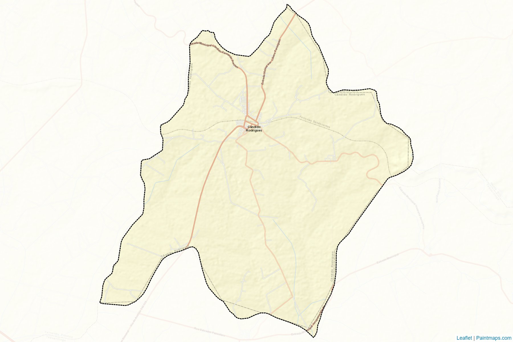 Muestras de recorte de mapas Candido Rodrigues (Sao Paulo)-2