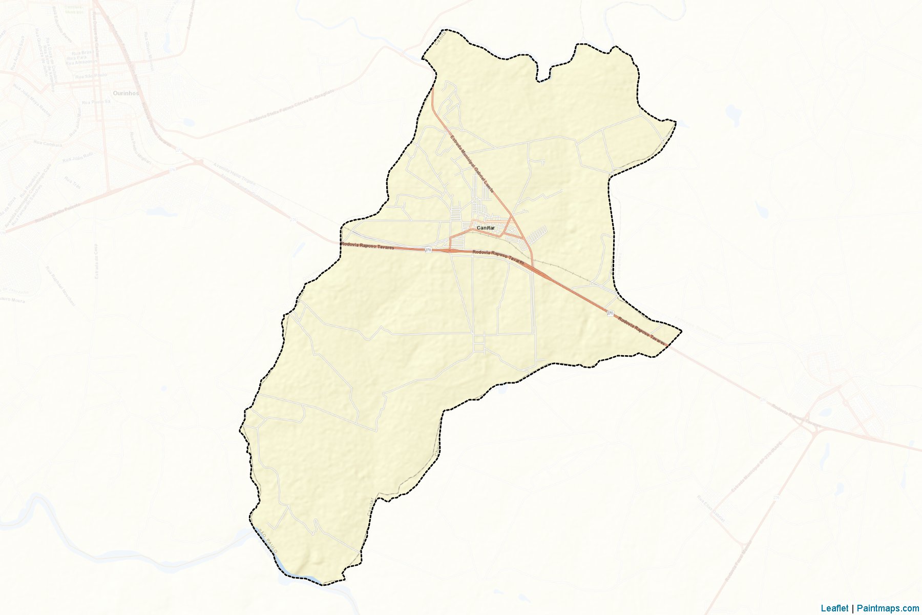 Muestras de recorte de mapas Canitar (Sao Paulo)-2