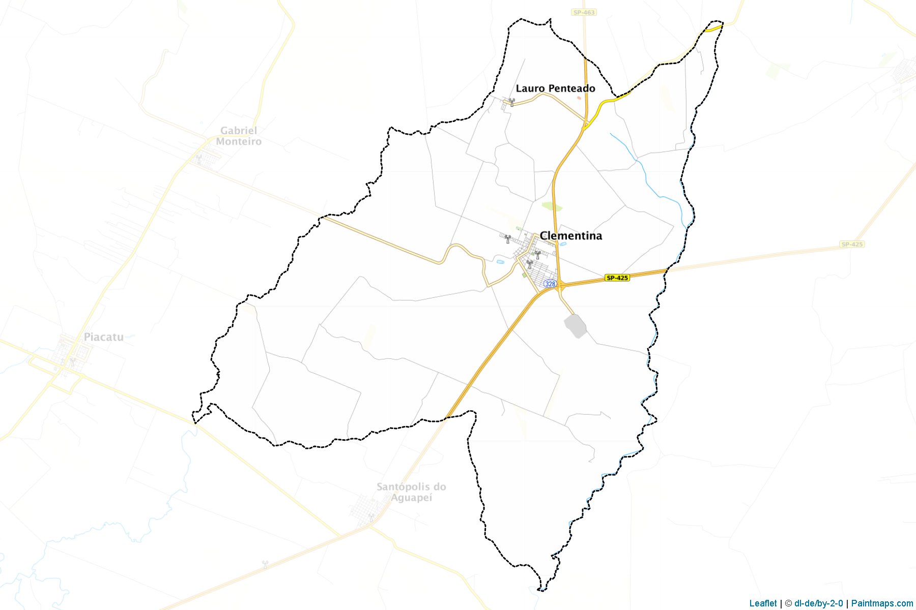 Muestras de recorte de mapas Clementina (Sao Paulo)-1