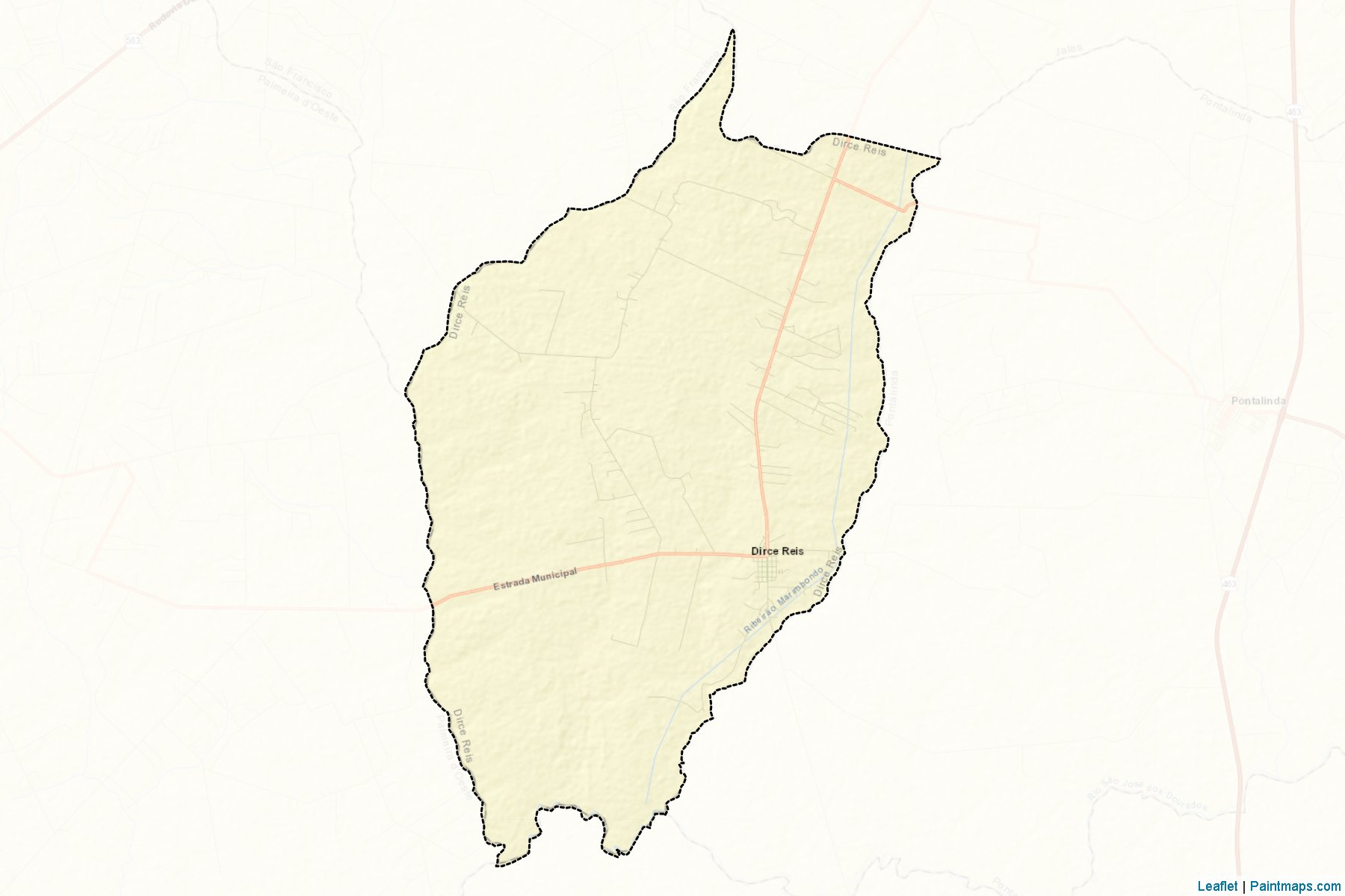 Muestras de recorte de mapas Dirce Reis (Sao Paulo)-2