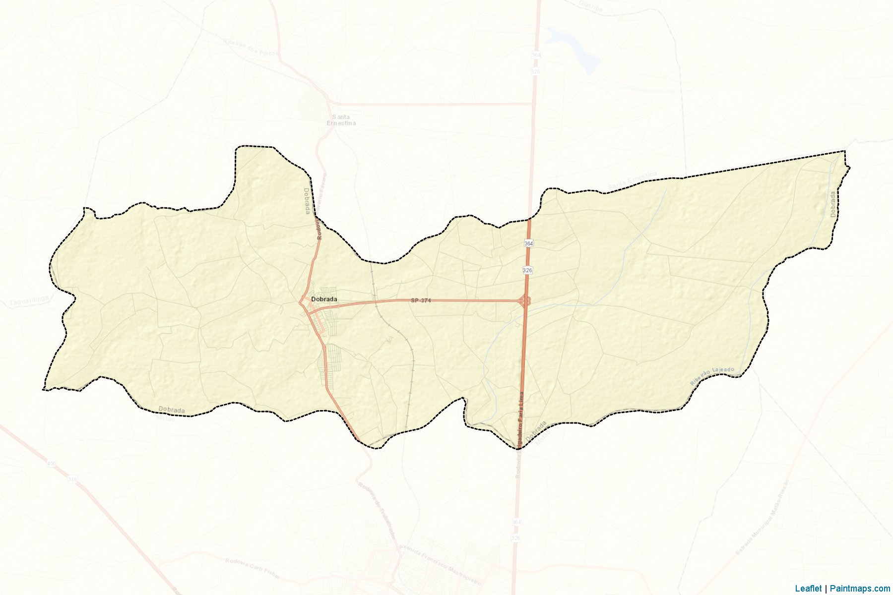 Muestras de recorte de mapas Dobrada (Sao Paulo)-2