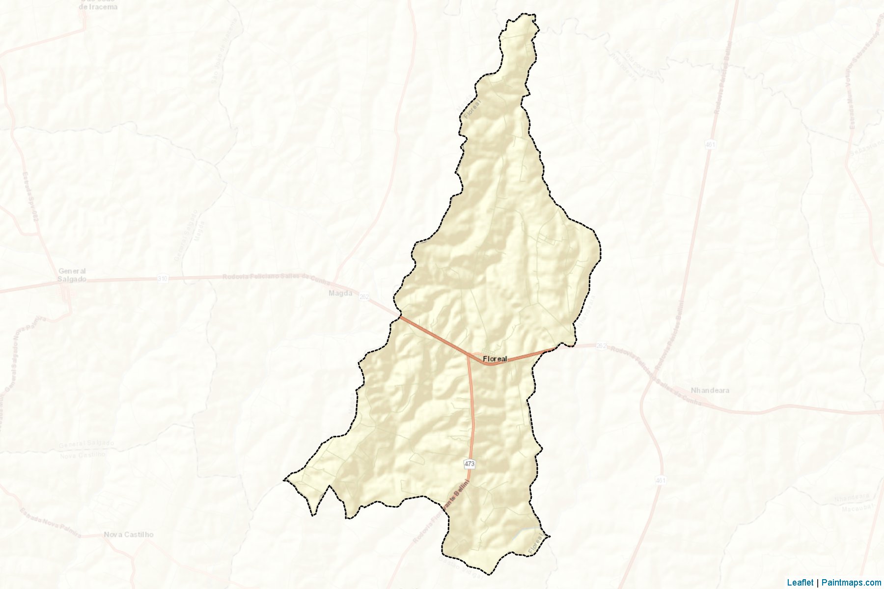 Muestras de recorte de mapas Floreal (Sao Paulo)-2