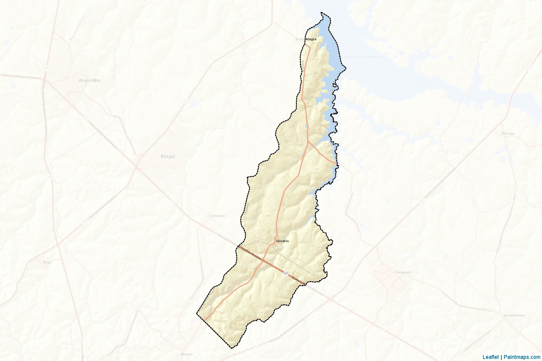 Muestras de recorte de mapas Glicerio (Sao Paulo)-2