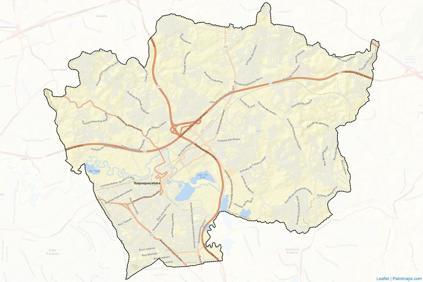 Itaquaquecetuba (São Paulo) Haritası Örnekleri-2