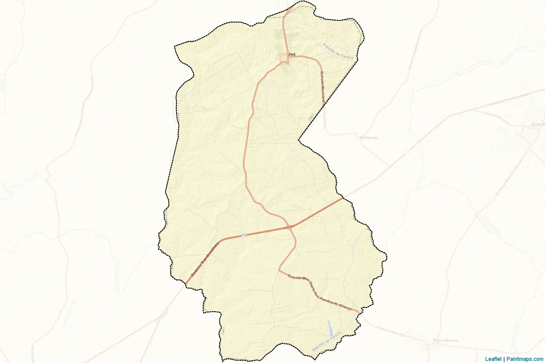 Muestras de recorte de mapas Jaci (Sao Paulo)-2