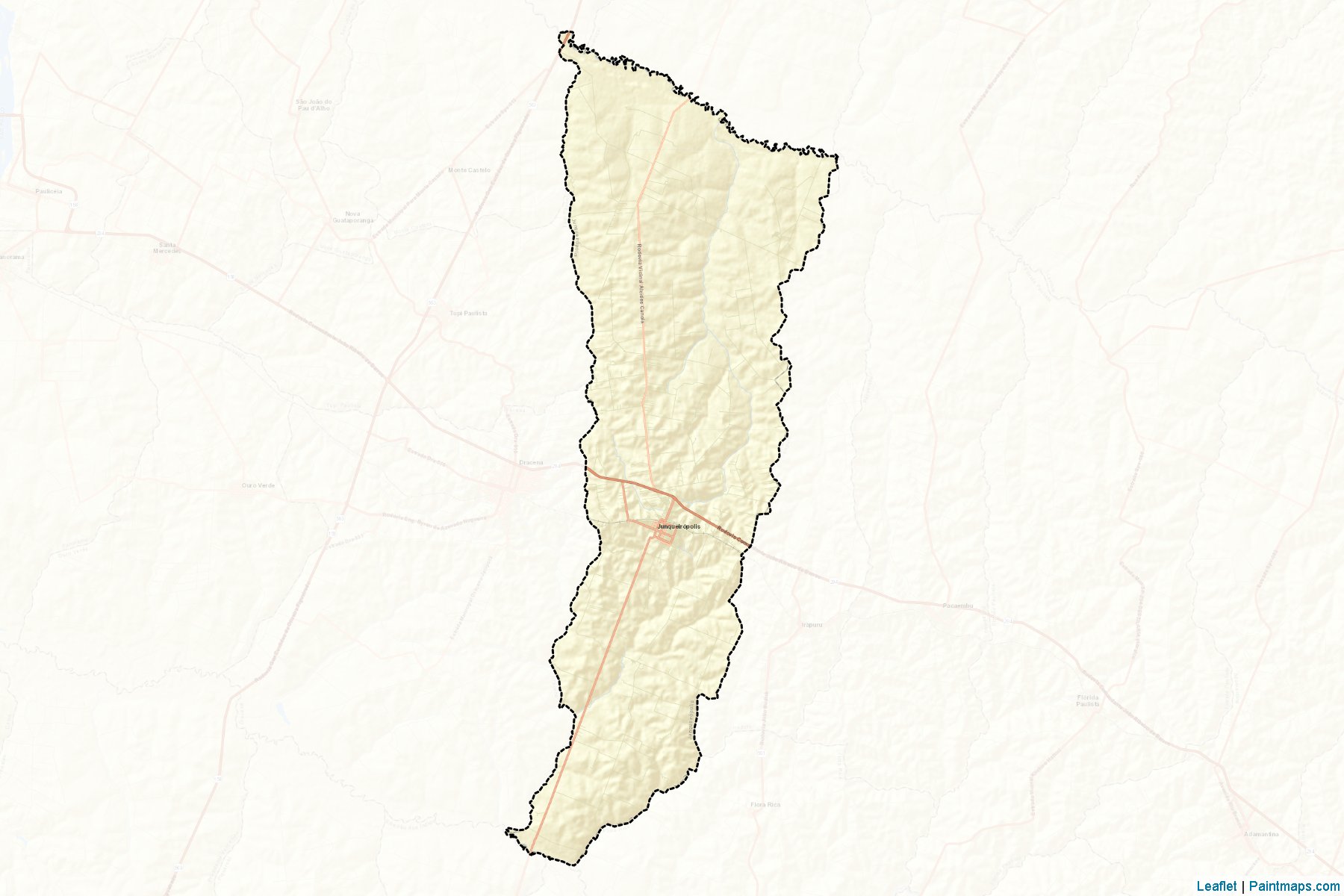 Muestras de recorte de mapas Junqueiropolis (Sao Paulo)-2