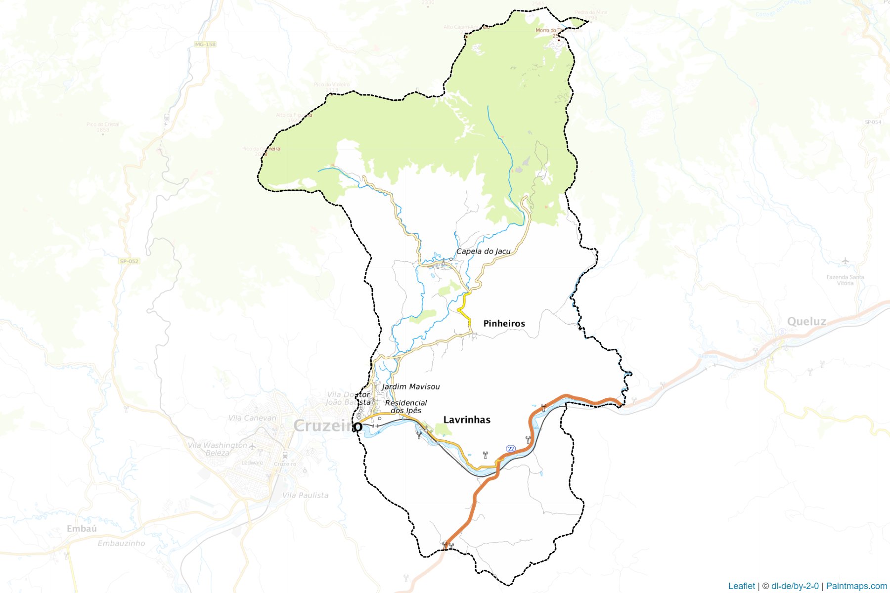 Muestras de recorte de mapas Lavrinhas (Sao Paulo)-1