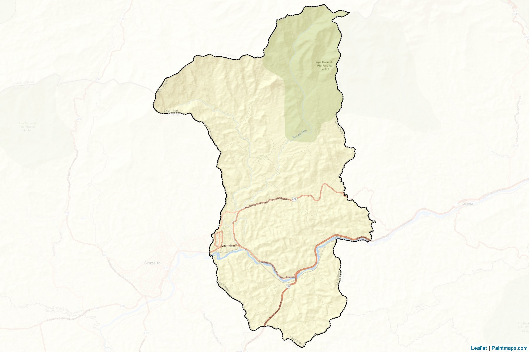 Muestras de recorte de mapas Lavrinhas (Sao Paulo)-2