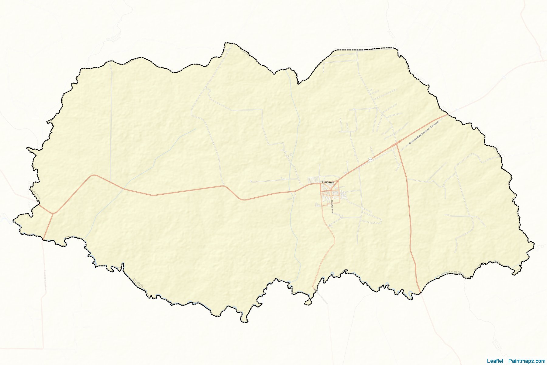 Muestras de recorte de mapas Luiziania (Sao Paulo)-2