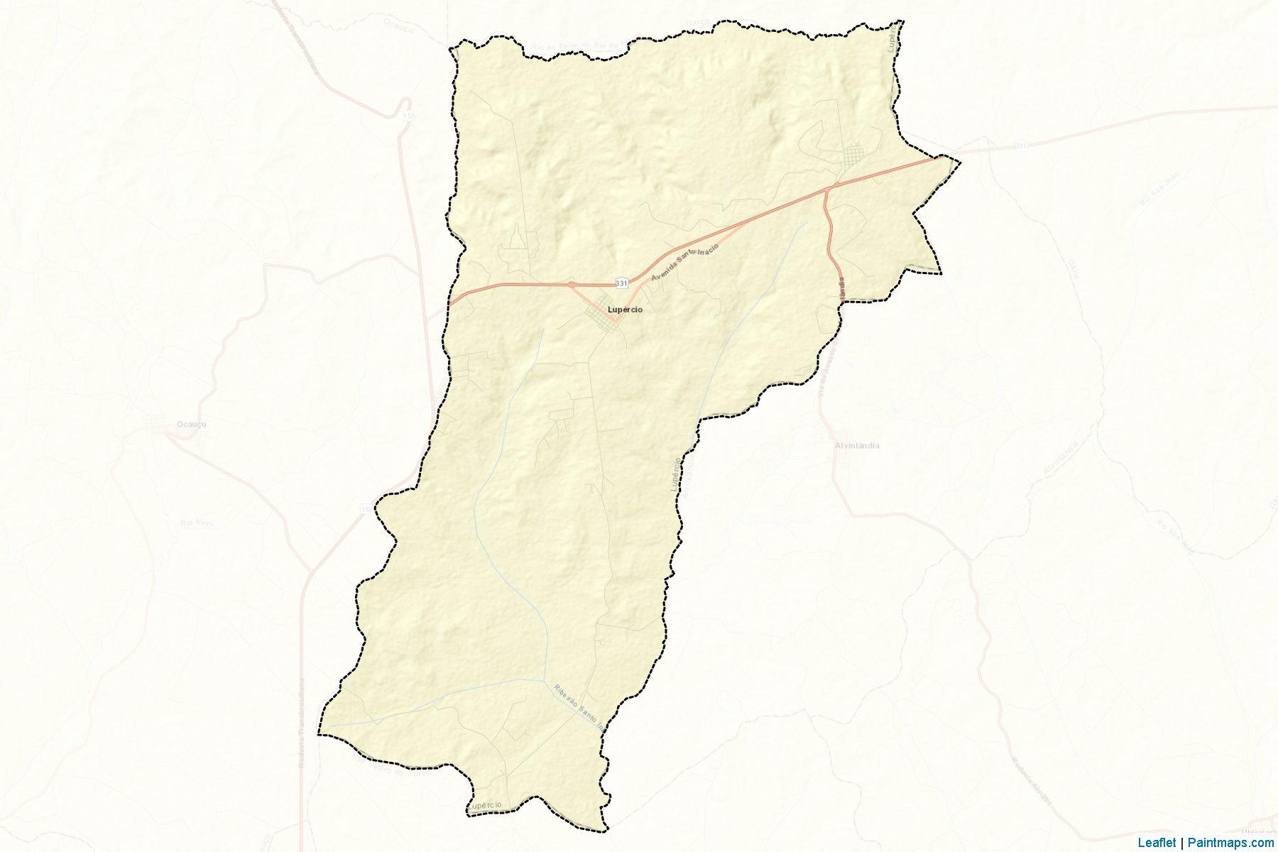 Muestras de recorte de mapas Lupercio (Sao Paulo)-2