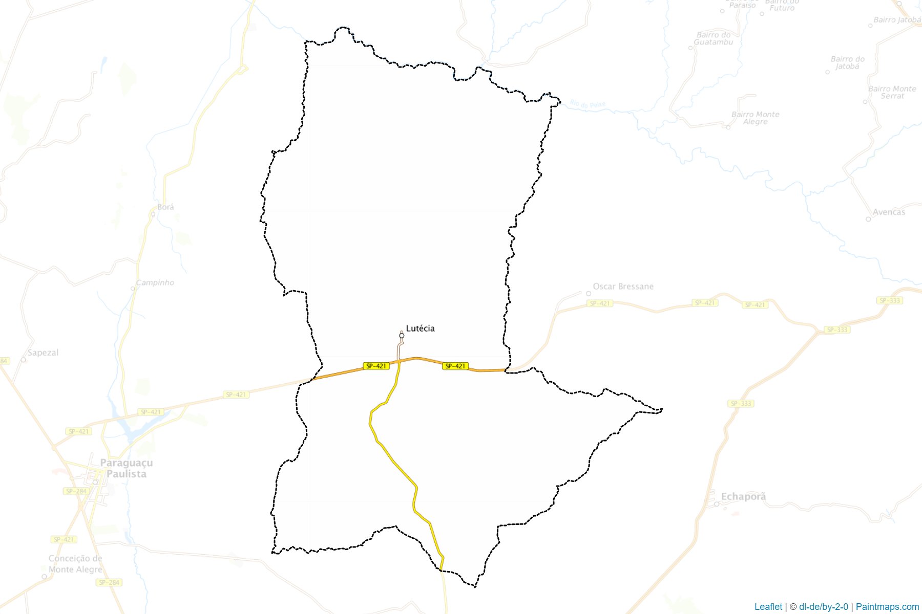 Muestras de recorte de mapas Lutecia (Sao Paulo)-1