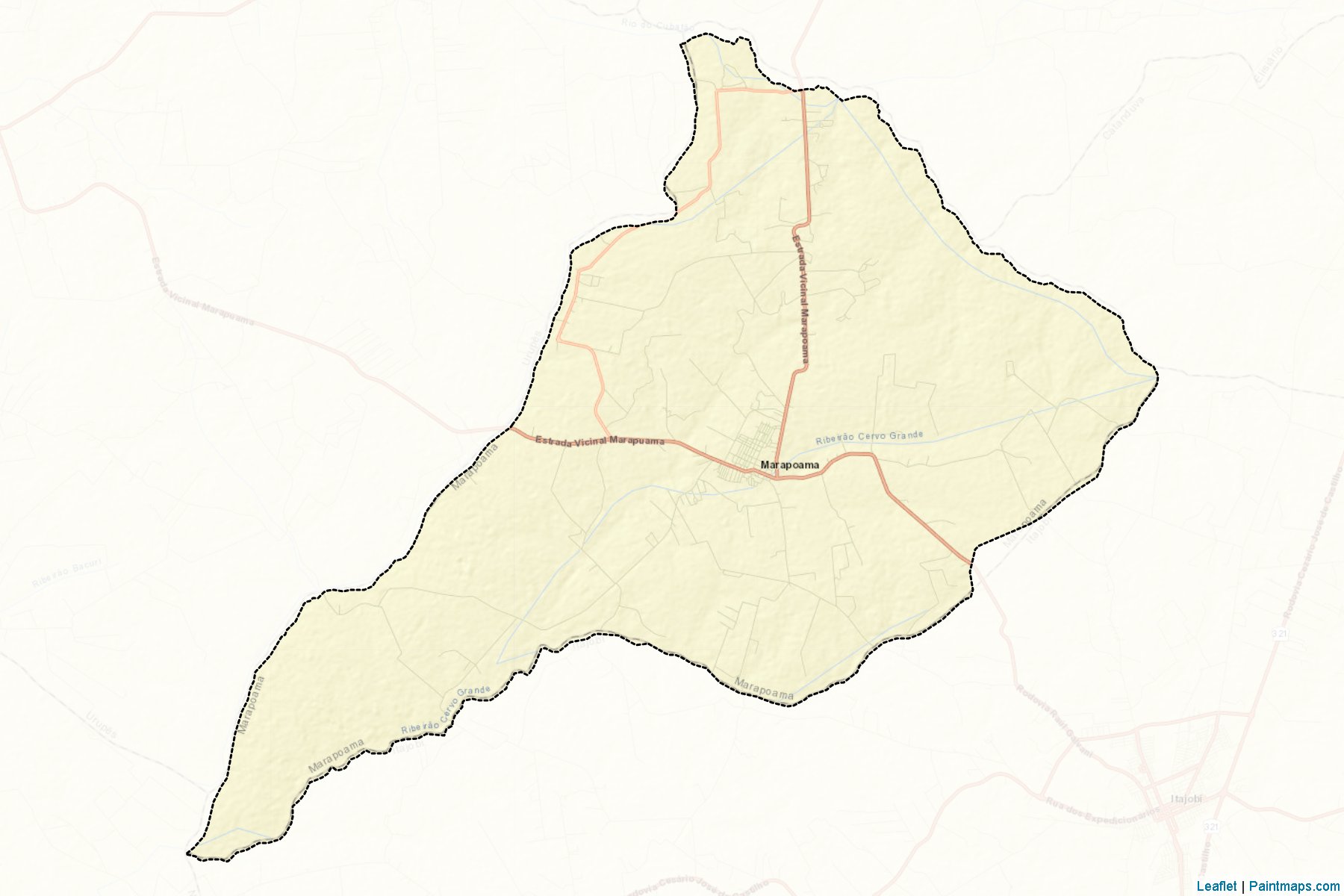 Muestras de recorte de mapas Marapoama (Sao Paulo)-2