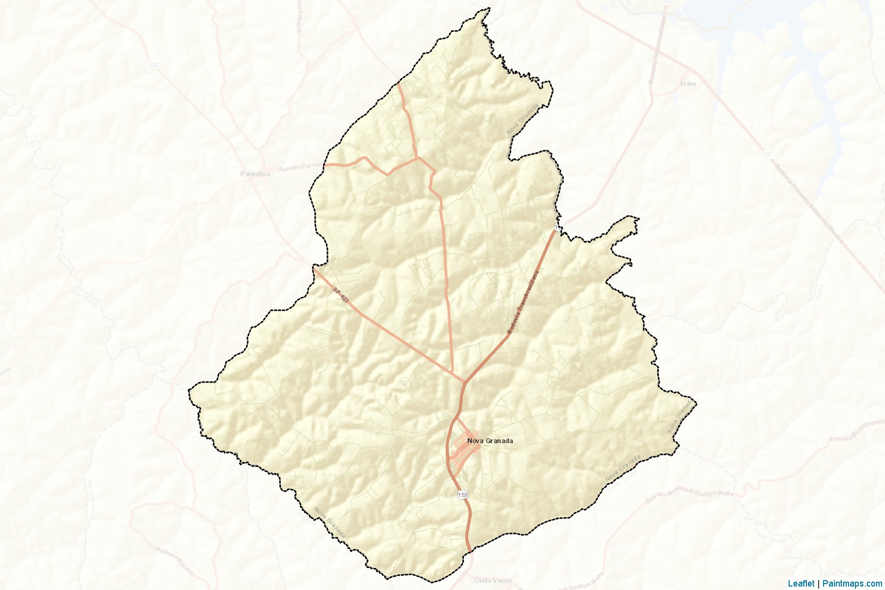 Muestras de recorte de mapas Nova Granada (Sao Paulo)-2