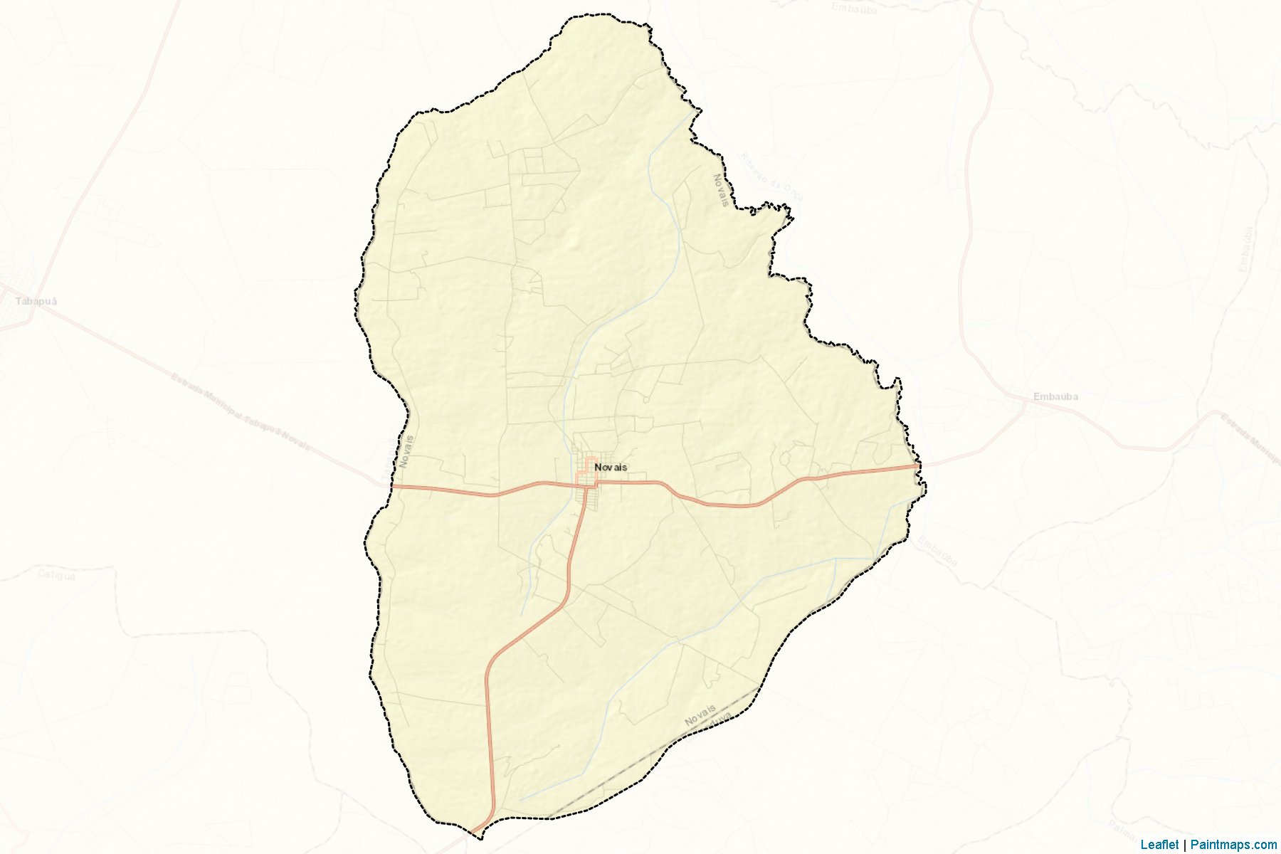 Muestras de recorte de mapas Novais (Sao Paulo)-2