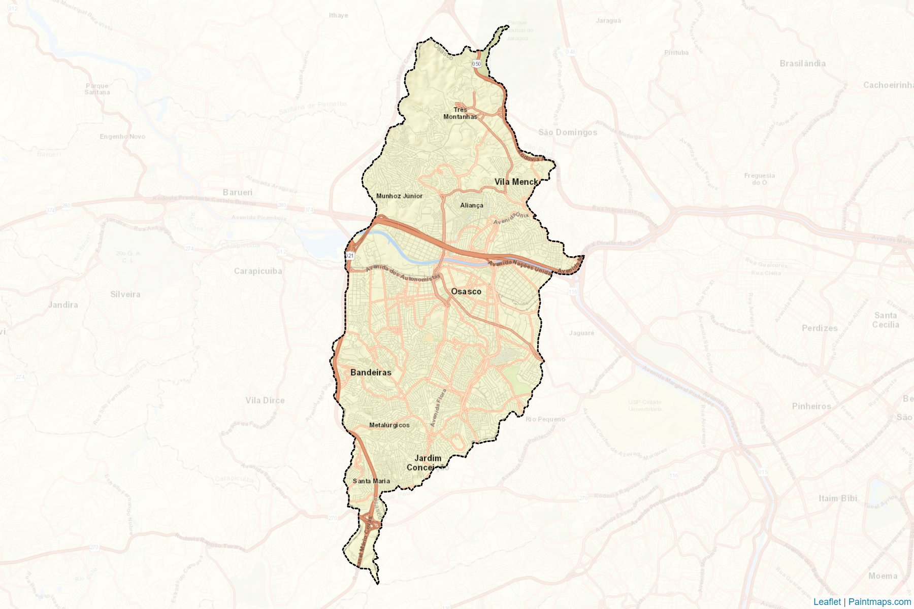 Osasko (São Paulo) Haritası Örnekleri-2