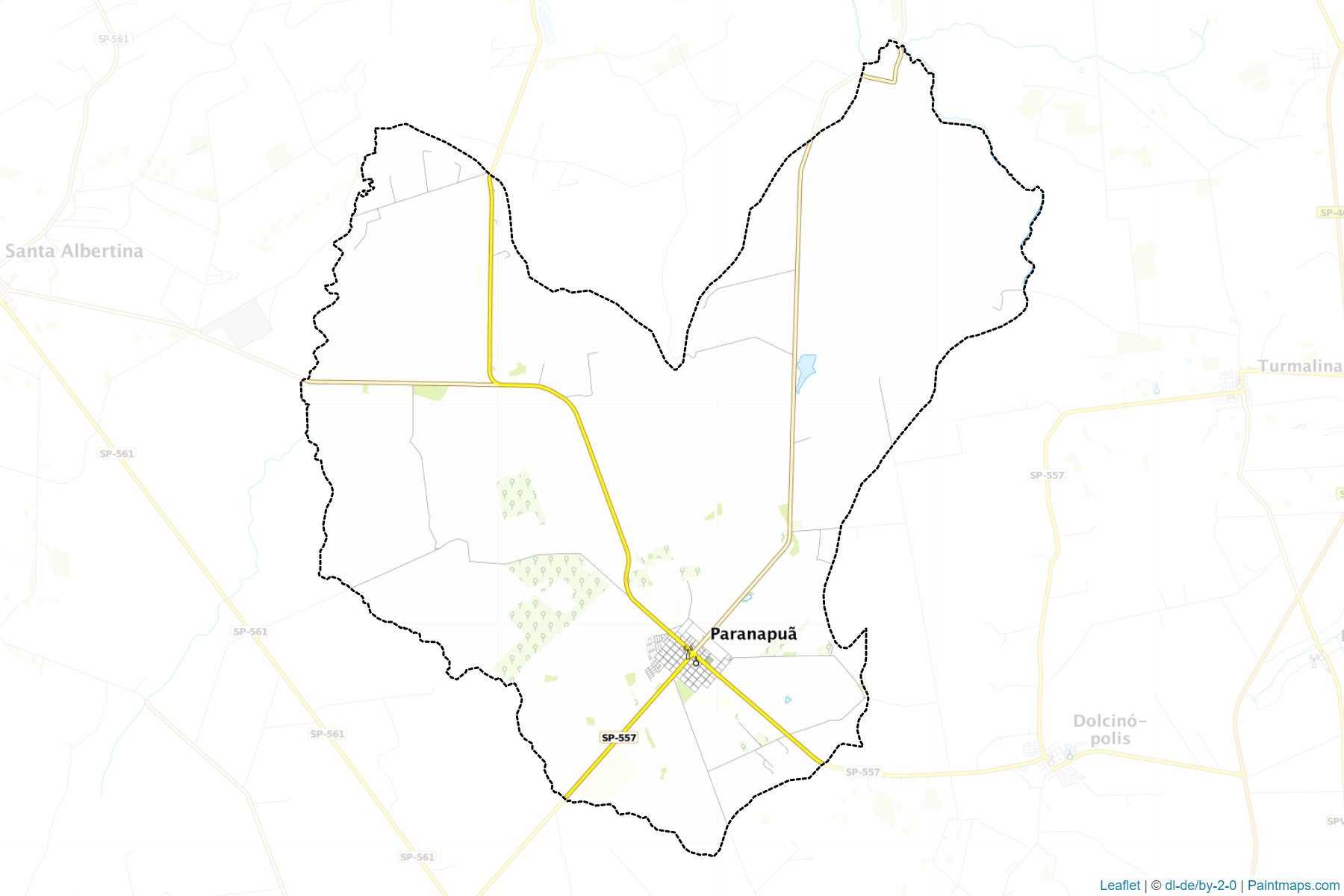 Muestras de recorte de mapas Paranapua (Sao Paulo)-1