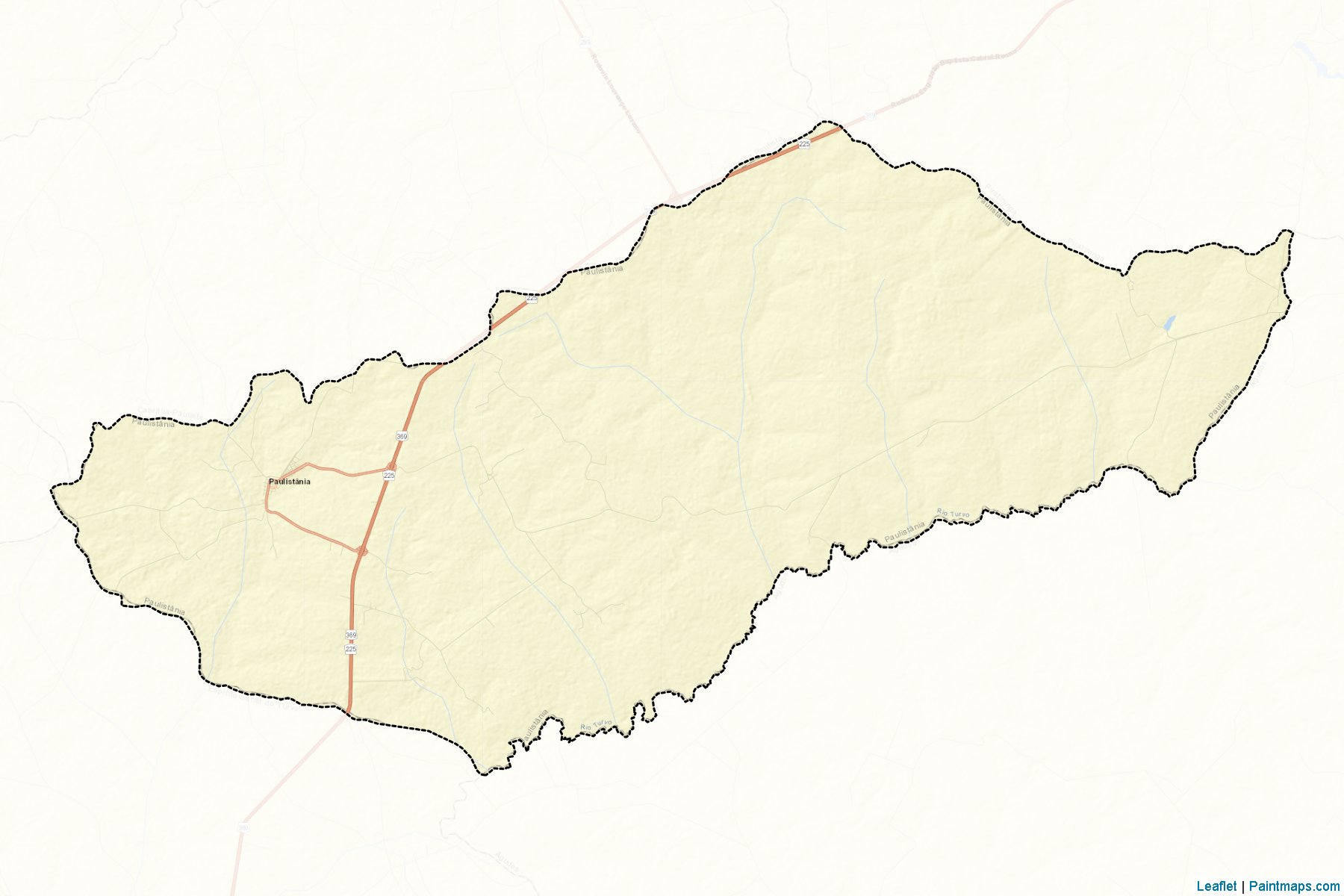 Muestras de recorte de mapas Paulistania (Sao Paulo)-2