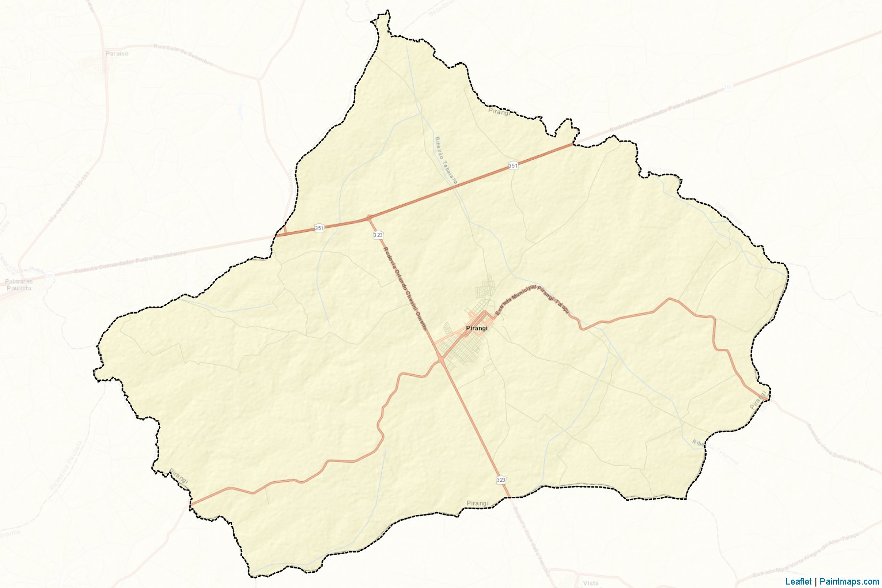 Muestras de recorte de mapas Pirangi (Sao Paulo)-2