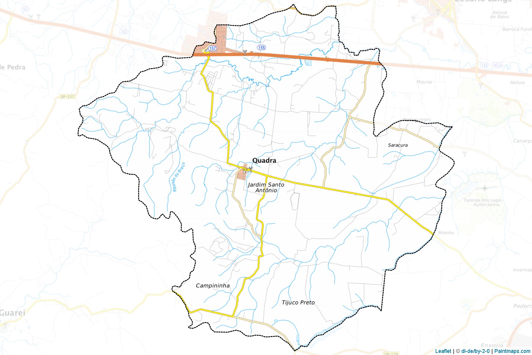 Muestras de recorte de mapas Quadra (Sao Paulo)-1