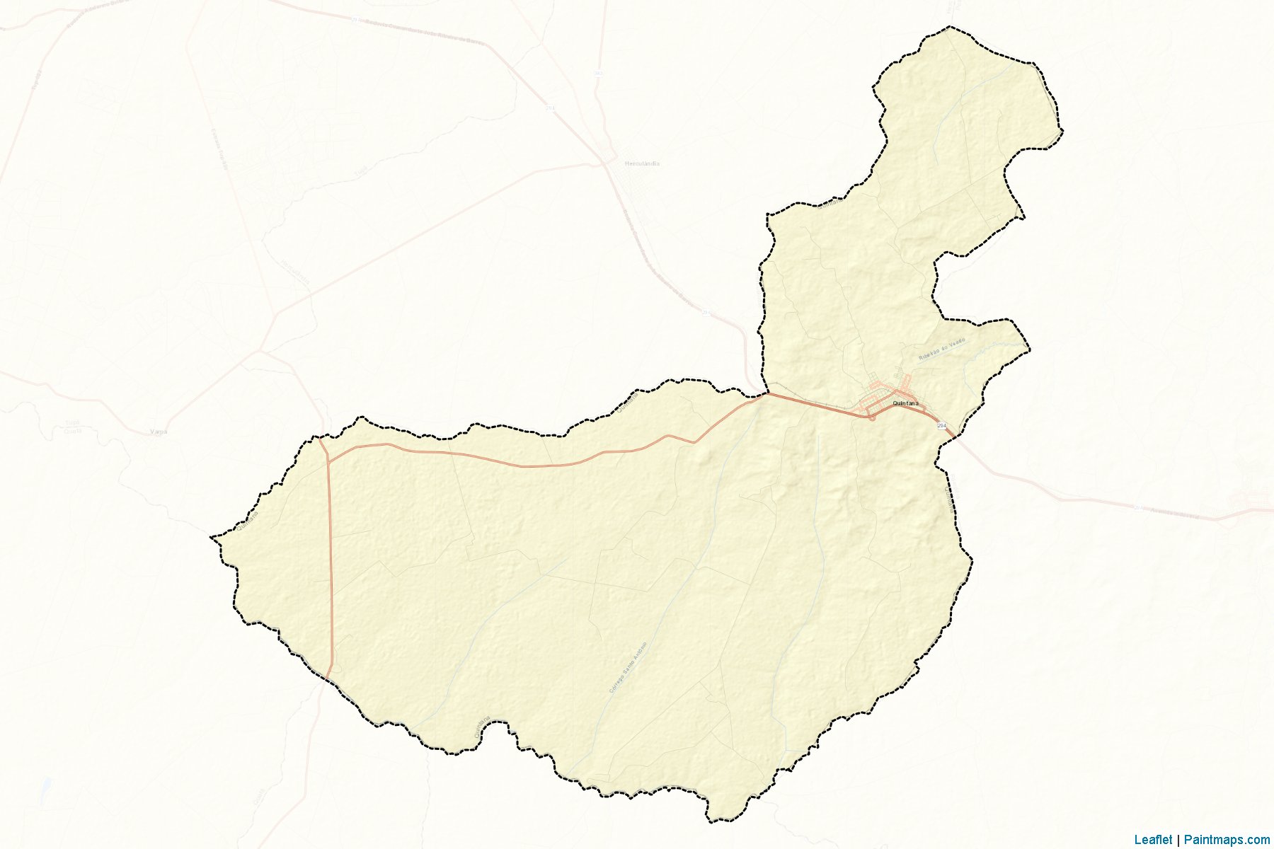 Muestras de recorte de mapas Quintana (Sao Paulo)-2