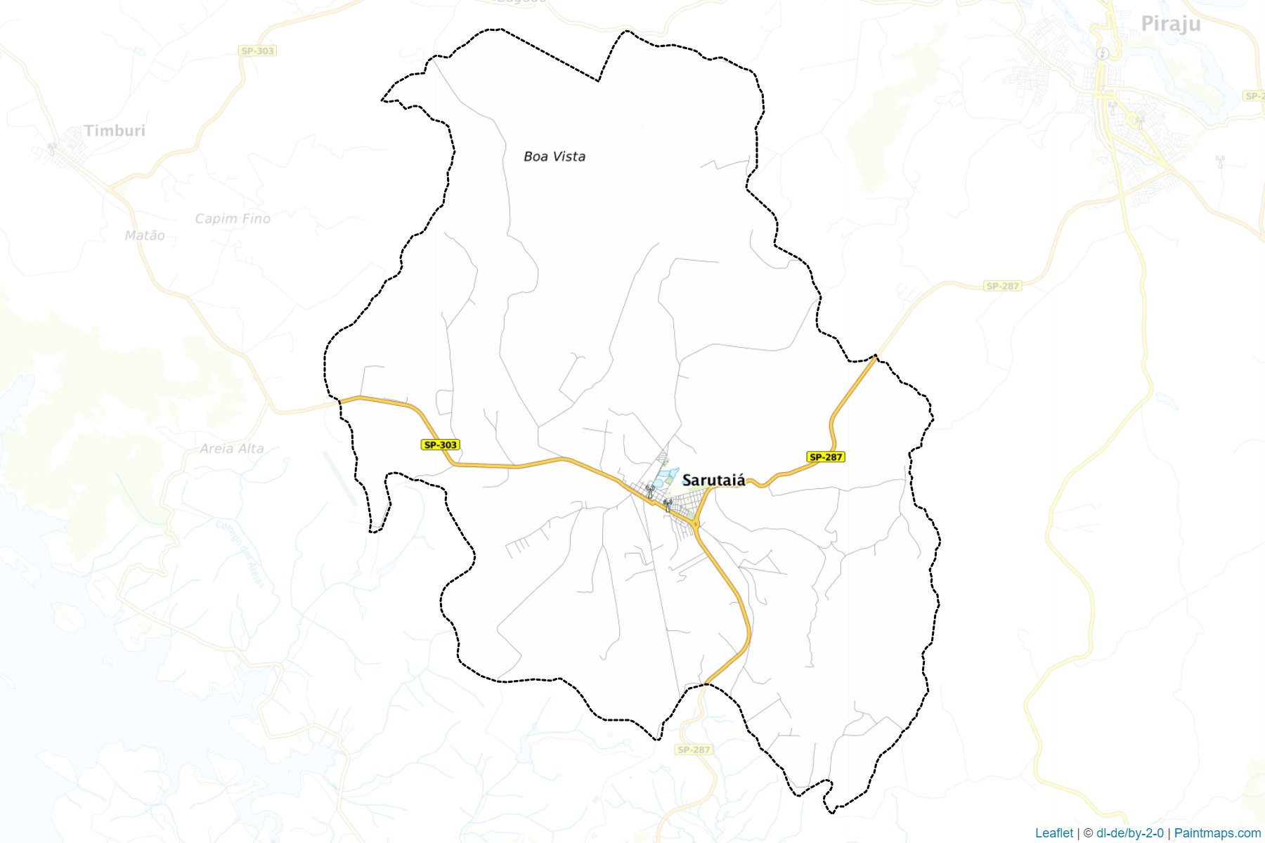 Muestras de recorte de mapas Sarutaia (Sao Paulo)-1