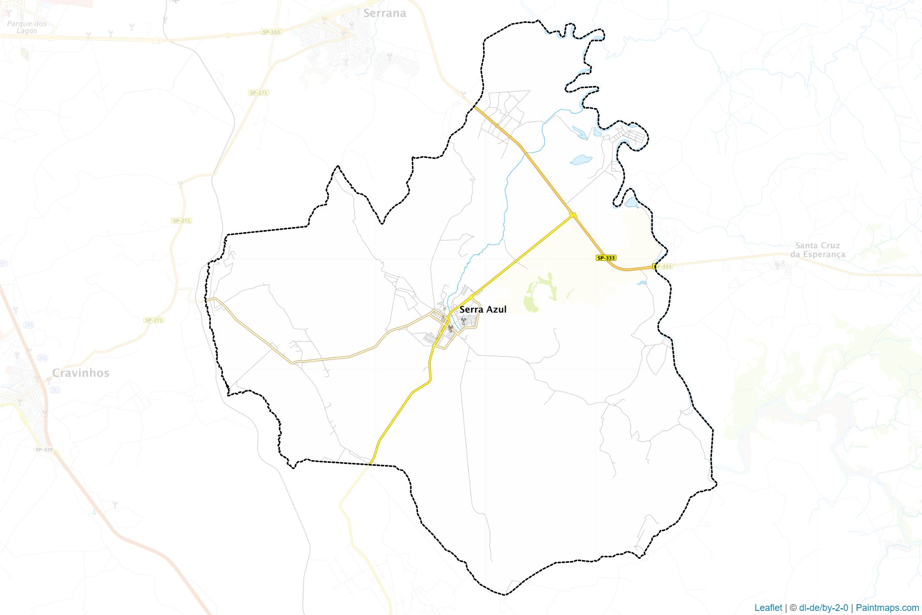 Muestras de recorte de mapas Serra Azul (Sao Paulo)-1