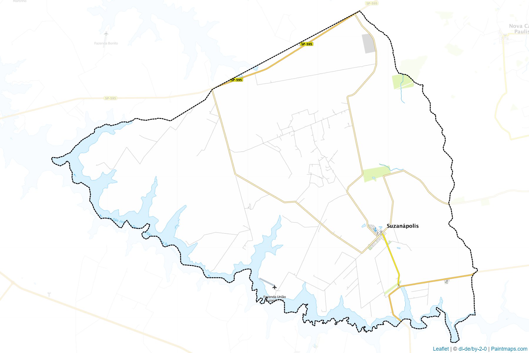 Muestras de recorte de mapas Suzanapolis (Sao Paulo)-1