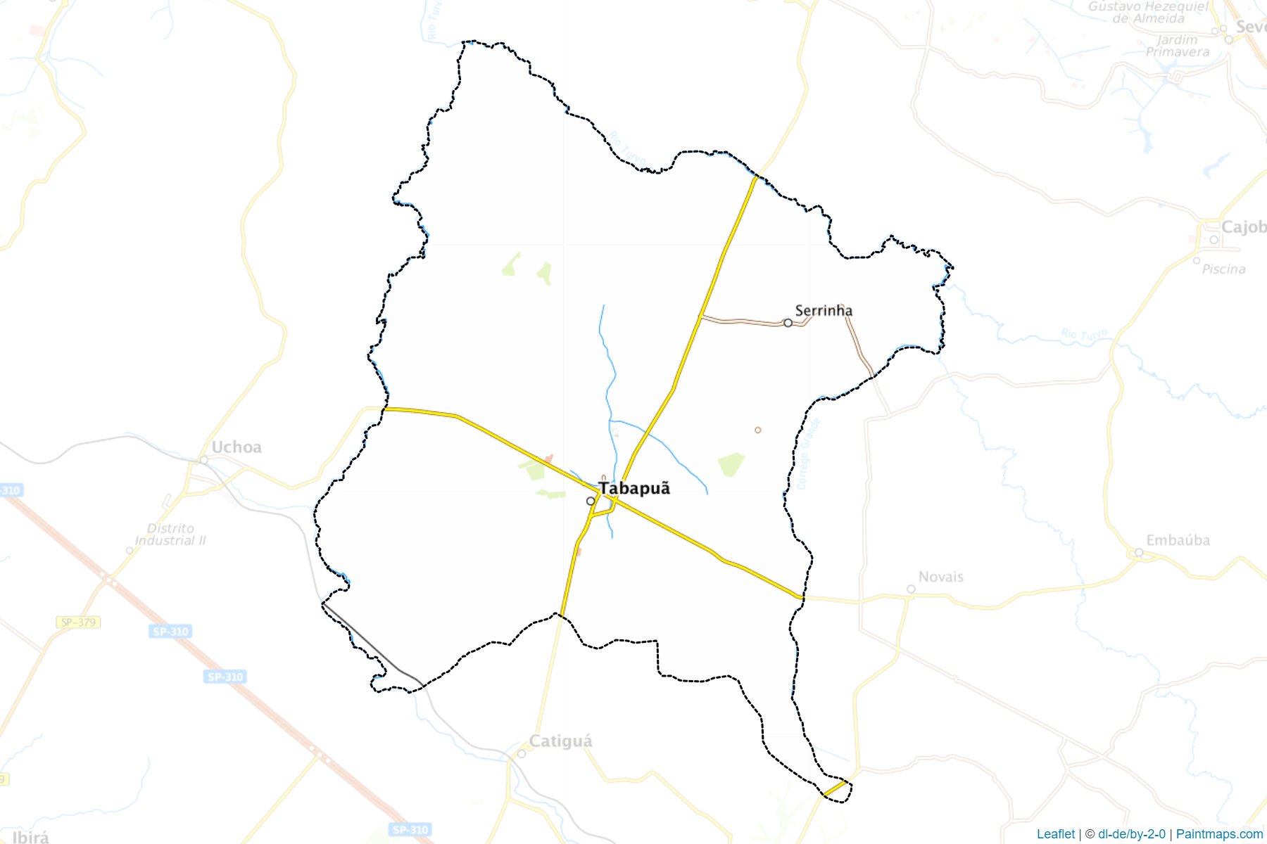 Muestras de recorte de mapas Tabapua (Sao Paulo)-1