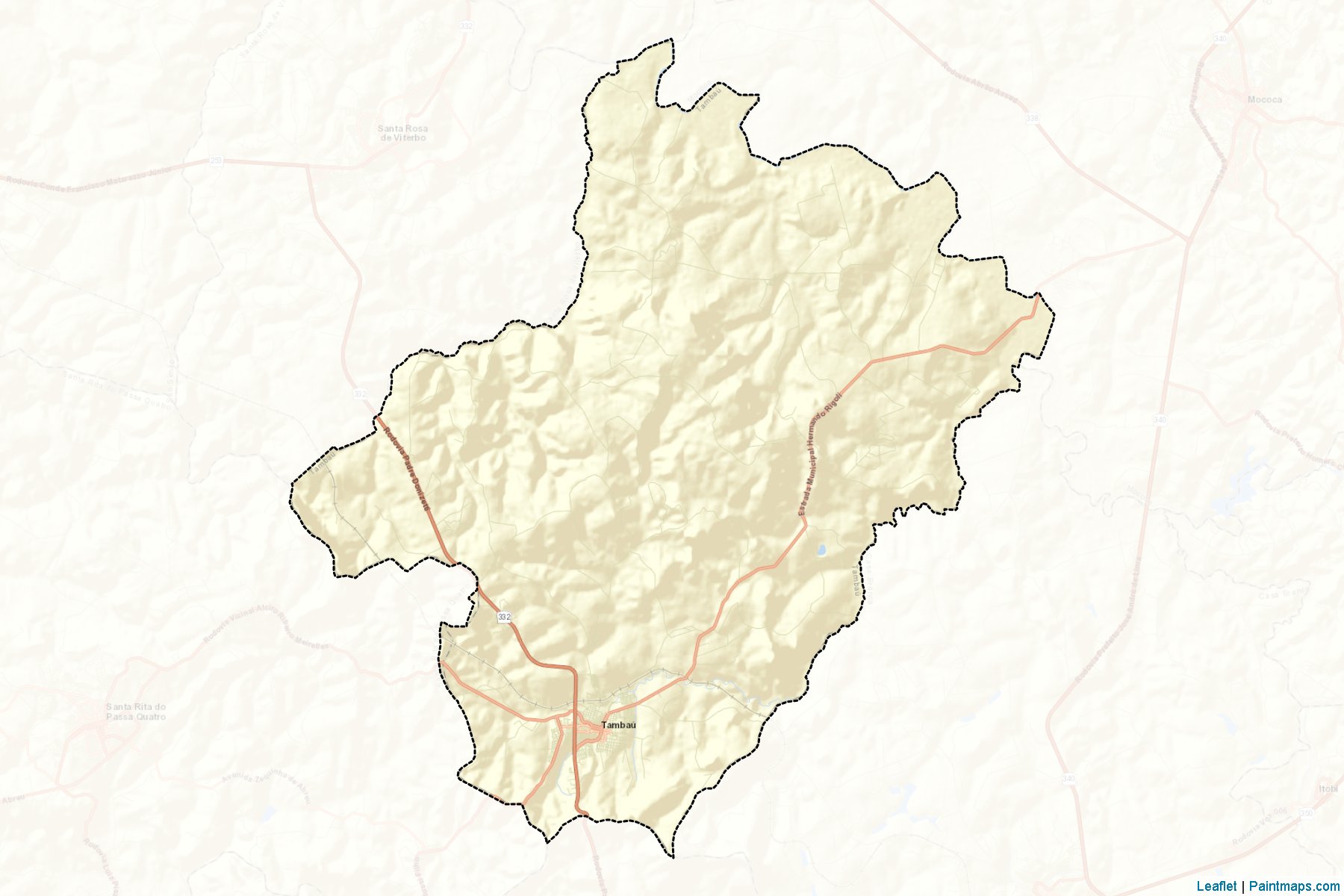 Muestras de recorte de mapas Tambau (Sao Paulo)-2