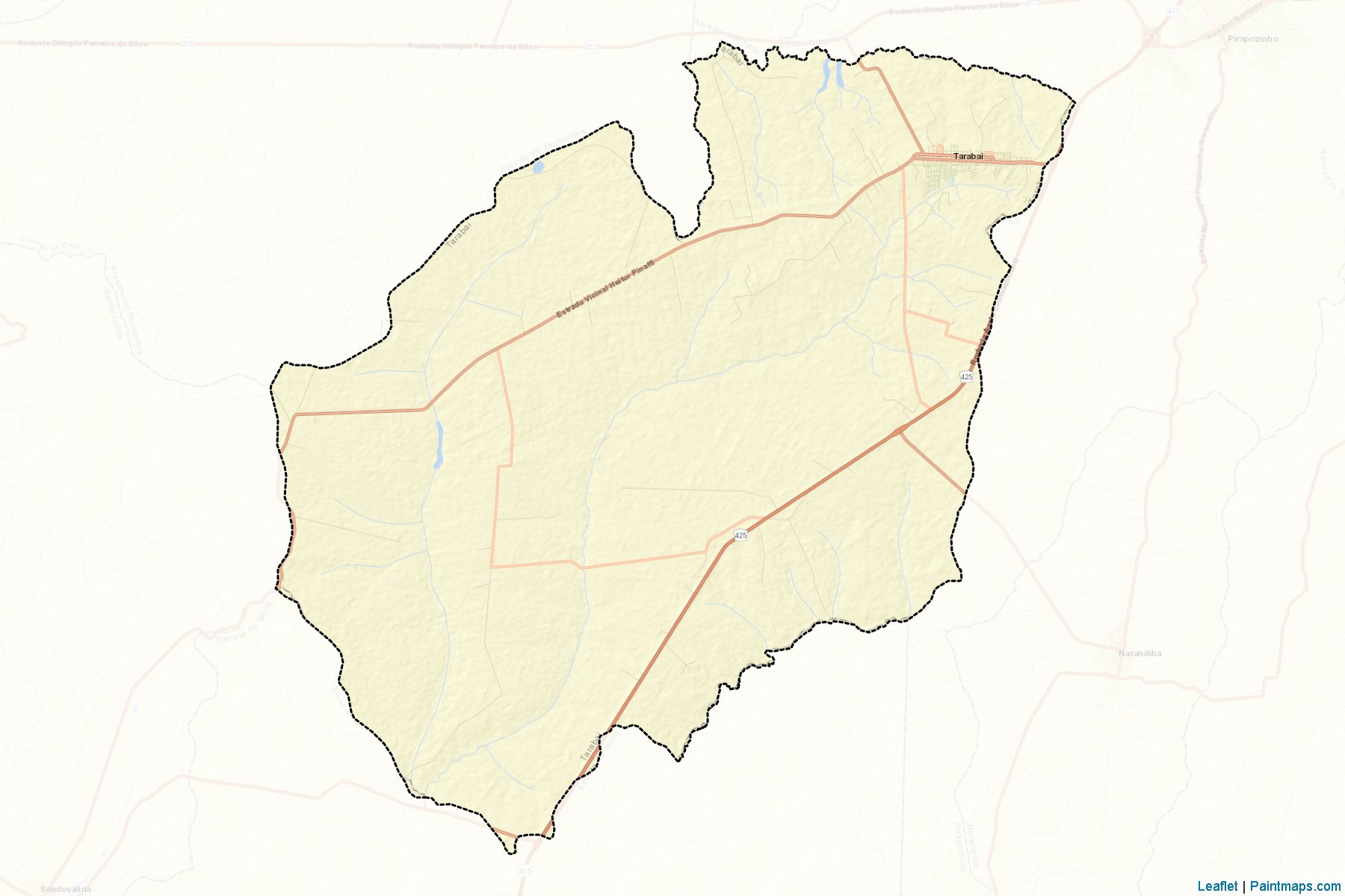 Muestras de recorte de mapas Tarabai (Sao Paulo)-2