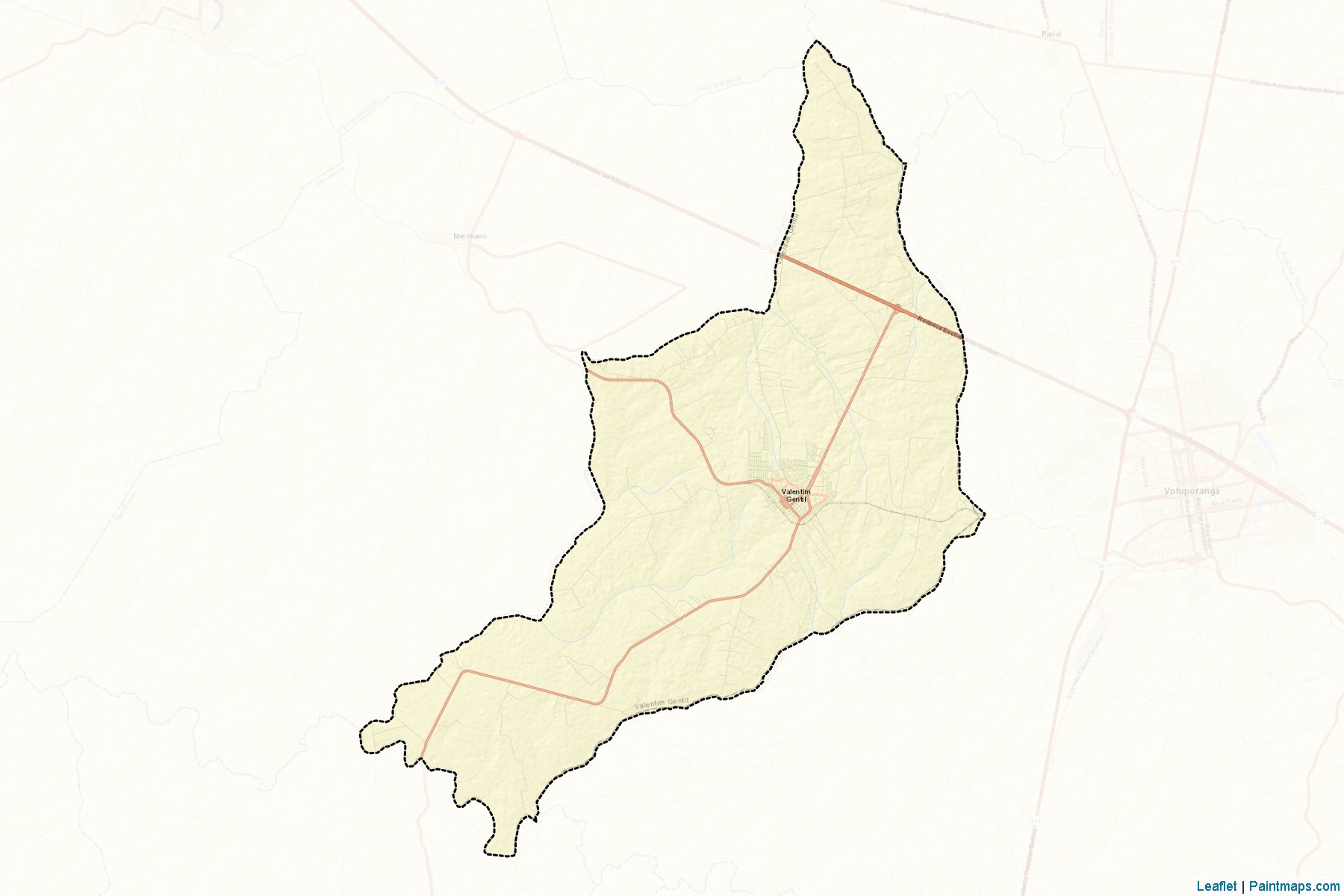 Muestras de recorte de mapas Valentim Gentil (Sao Paulo)-2