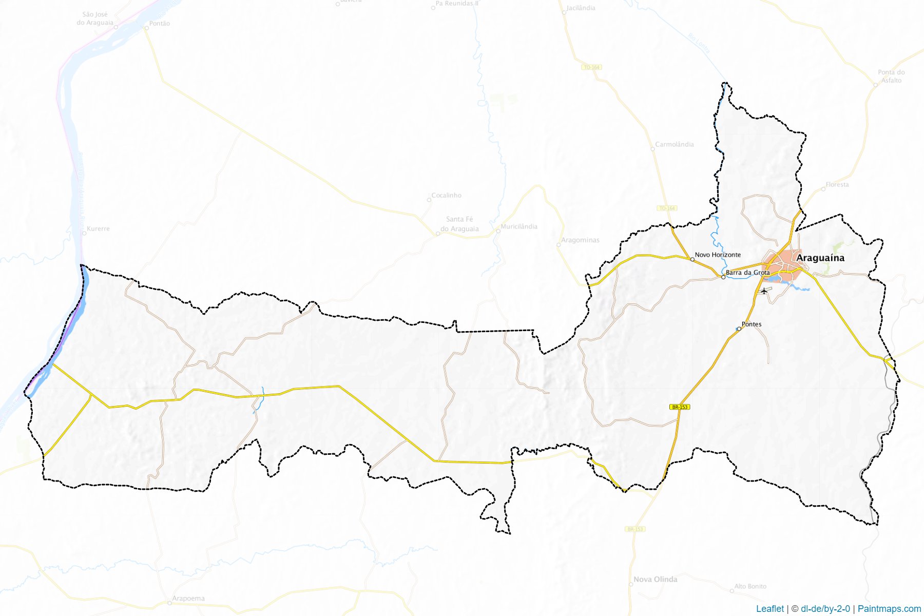 Araguaina (Tocantins) Haritası Örnekleri-1