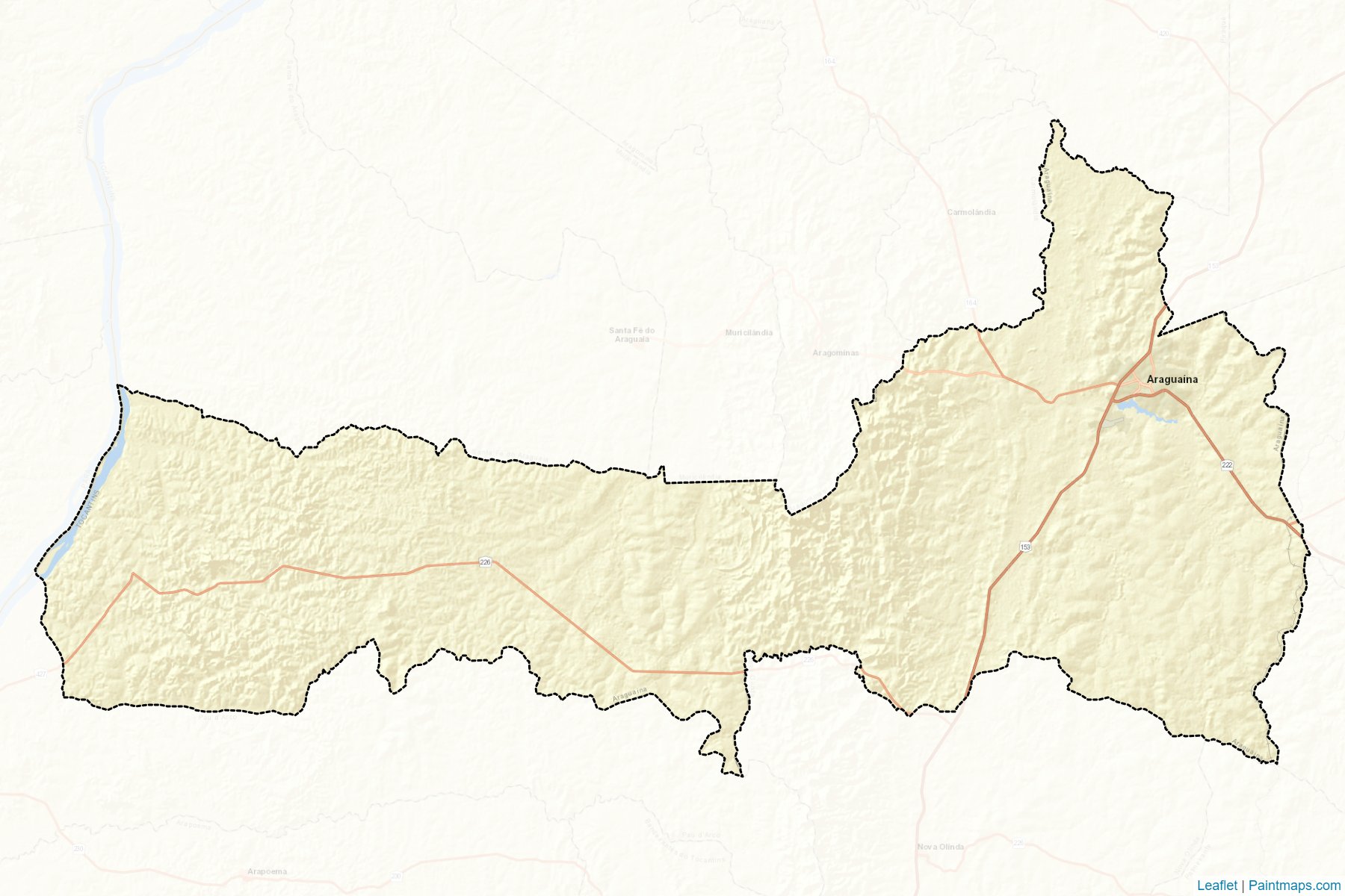 Araguaina (Tocantins) Map Cropping Samples-2