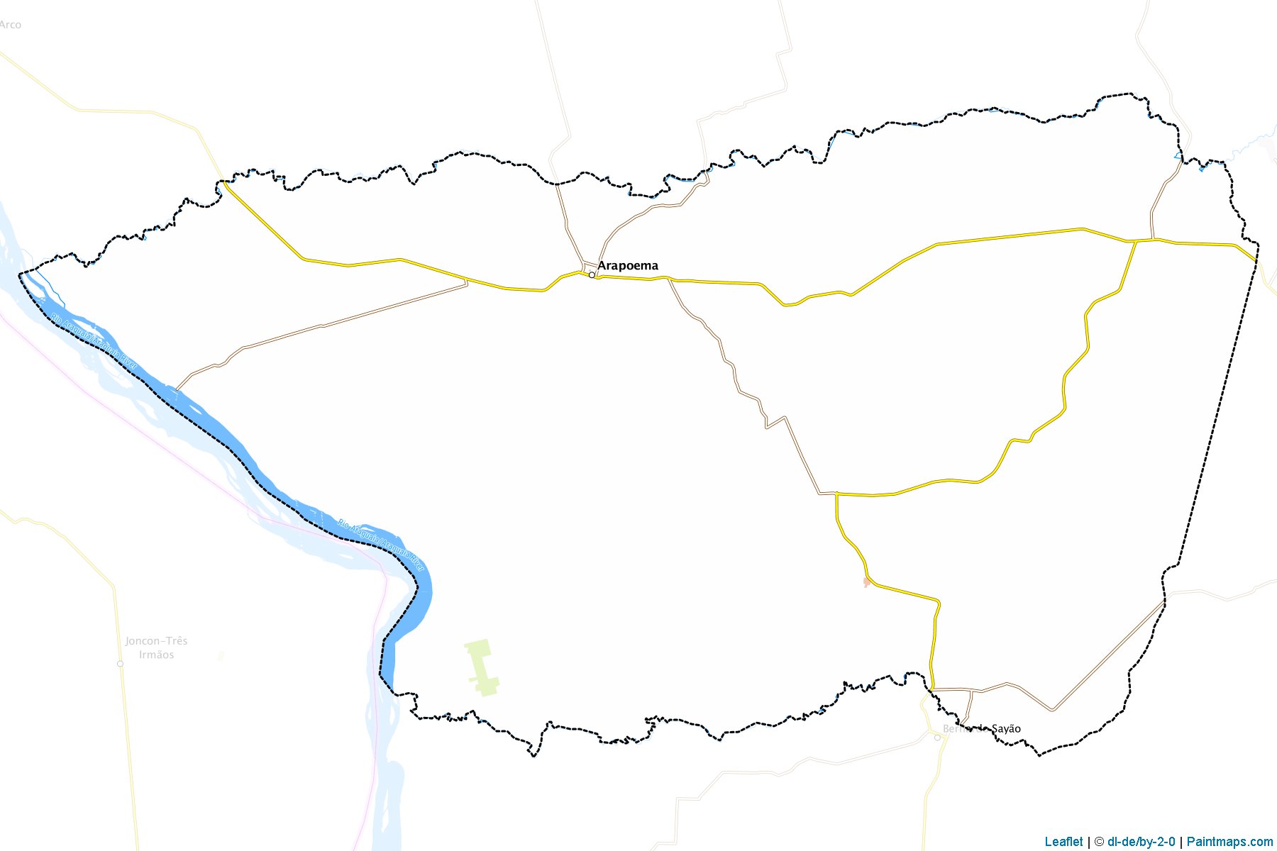 Arapoema (Tocantins) Haritası Örnekleri-1