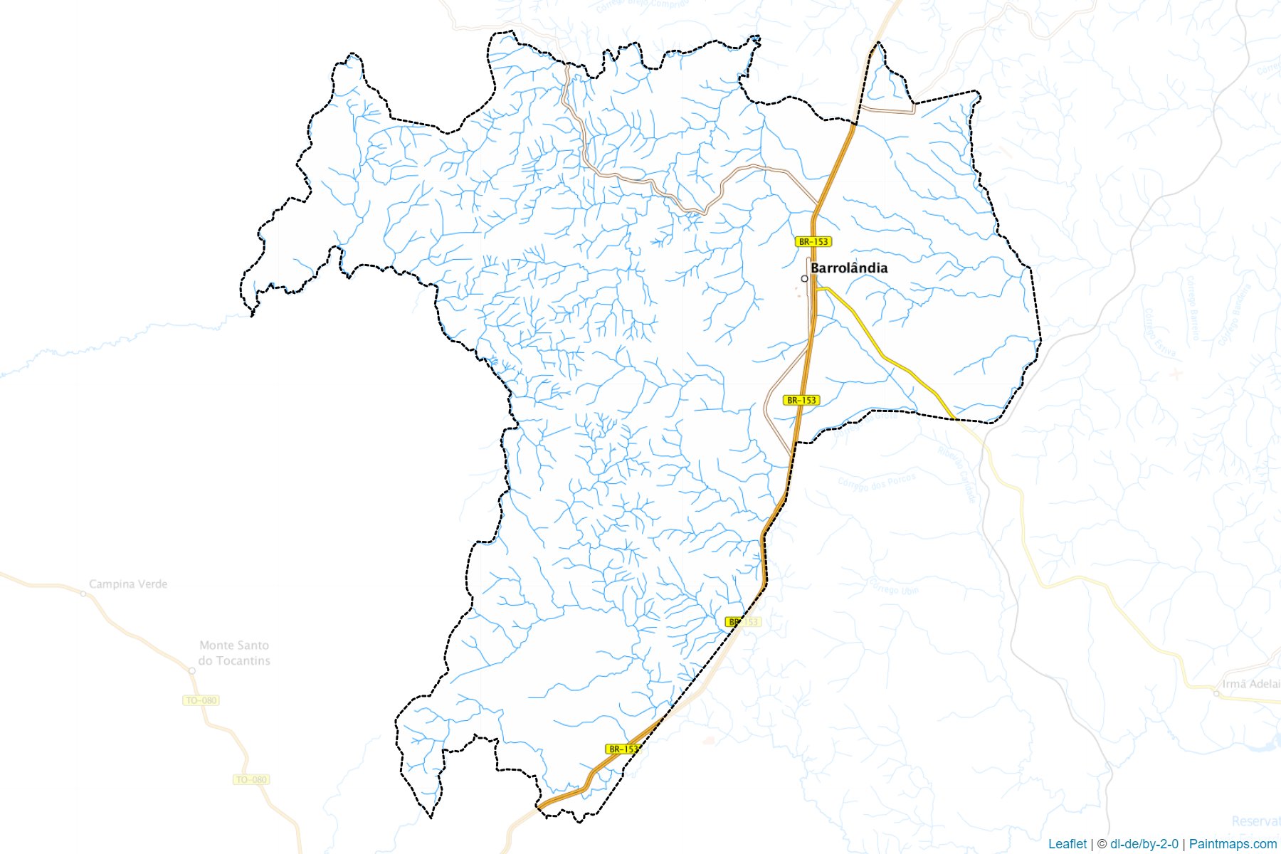 Barrolandia (Tocantins) Haritası Örnekleri-1