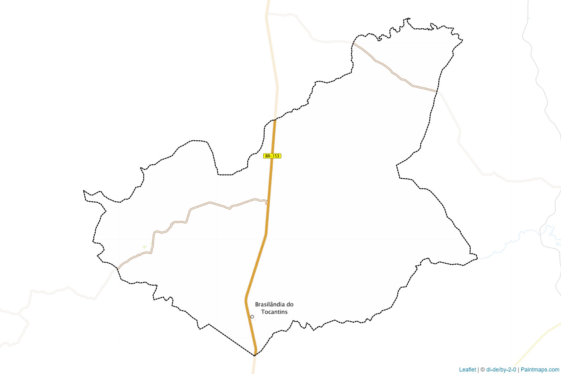 Brasilandia do Tocantins (Tocantins) Map Cropping Samples-1