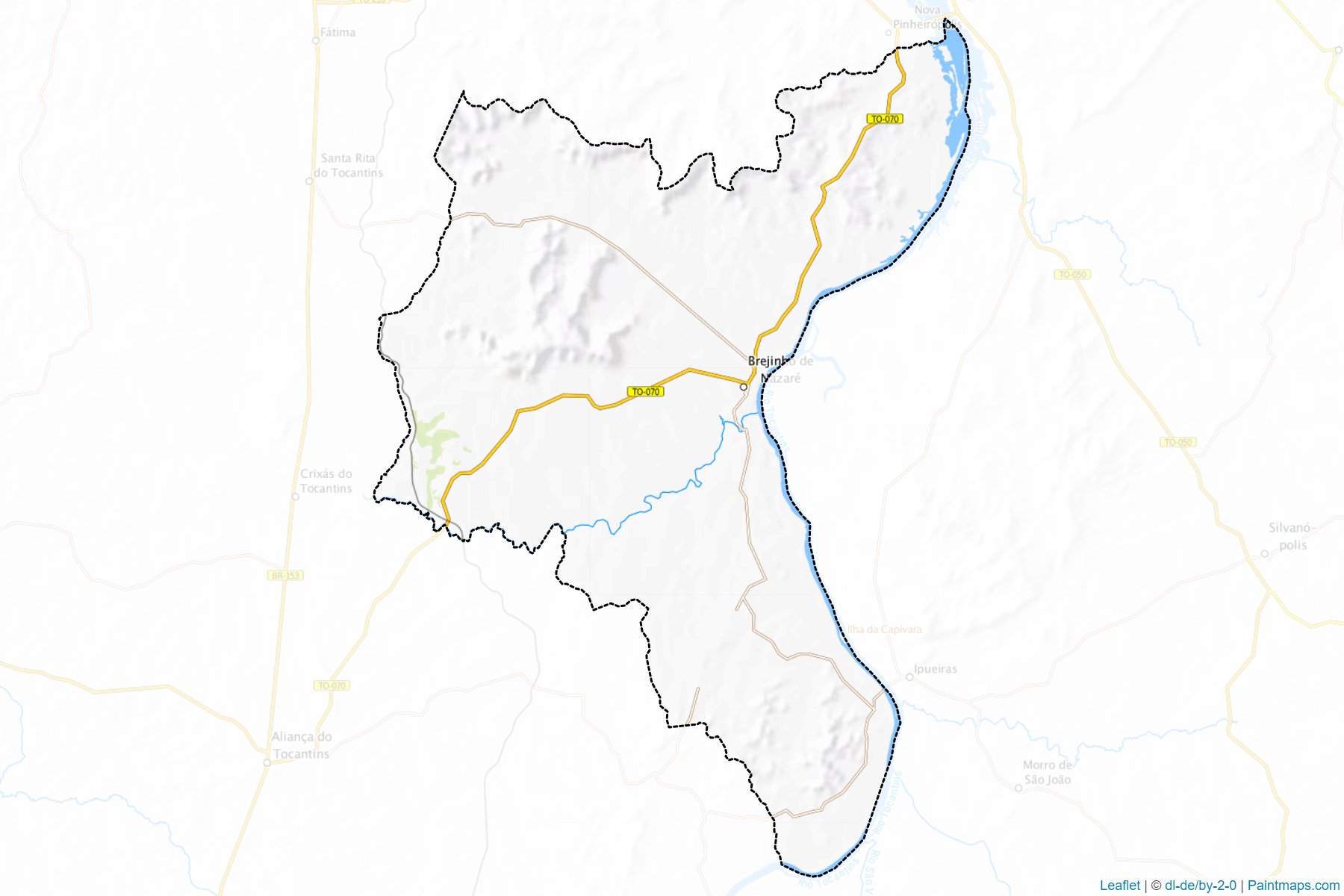 Brejinho de Nazare (Tocantins) Haritası Örnekleri-1