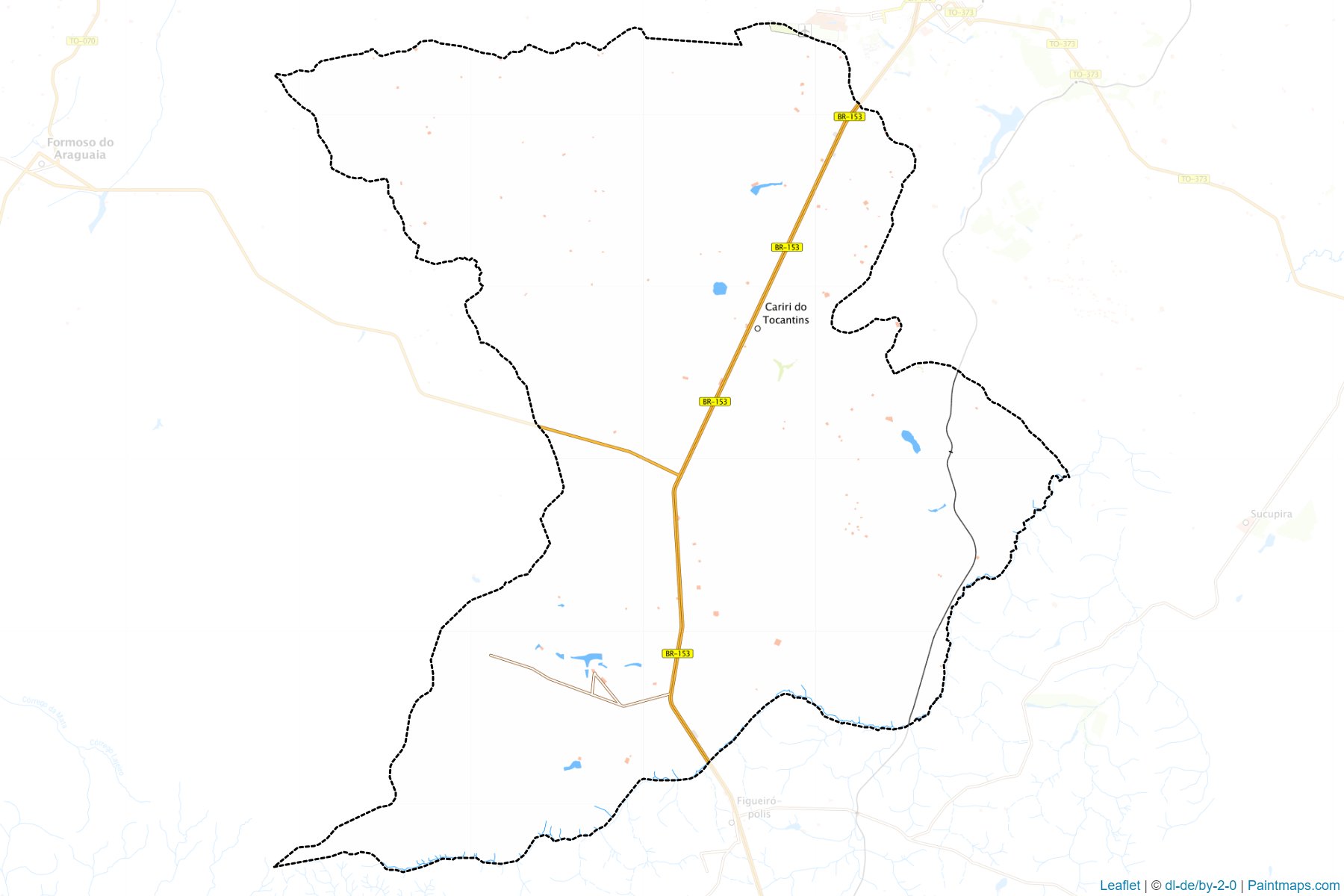 Cariri do Tocantins (Tocantins) Map Cropping Samples-1