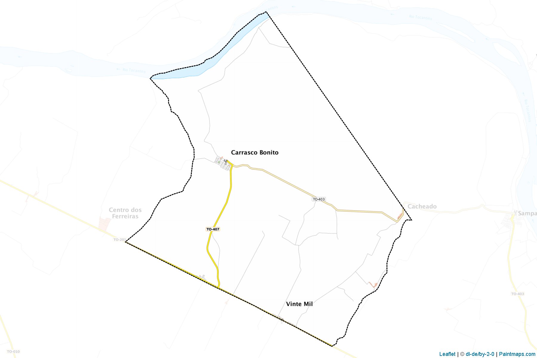 Carrasco Bonito (Tocantins) Map Cropping Samples-1