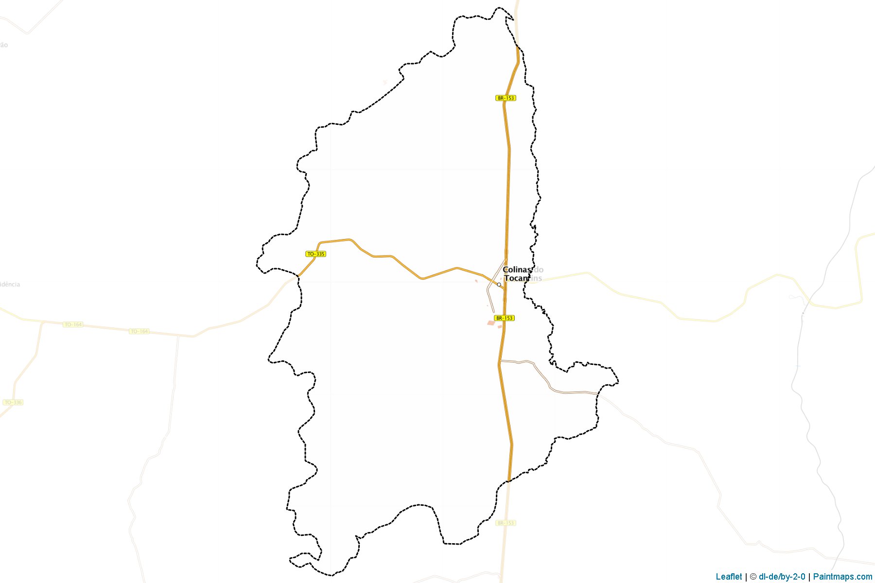 Colinas do Tocantins (Tocantins) Map Cropping Samples-1