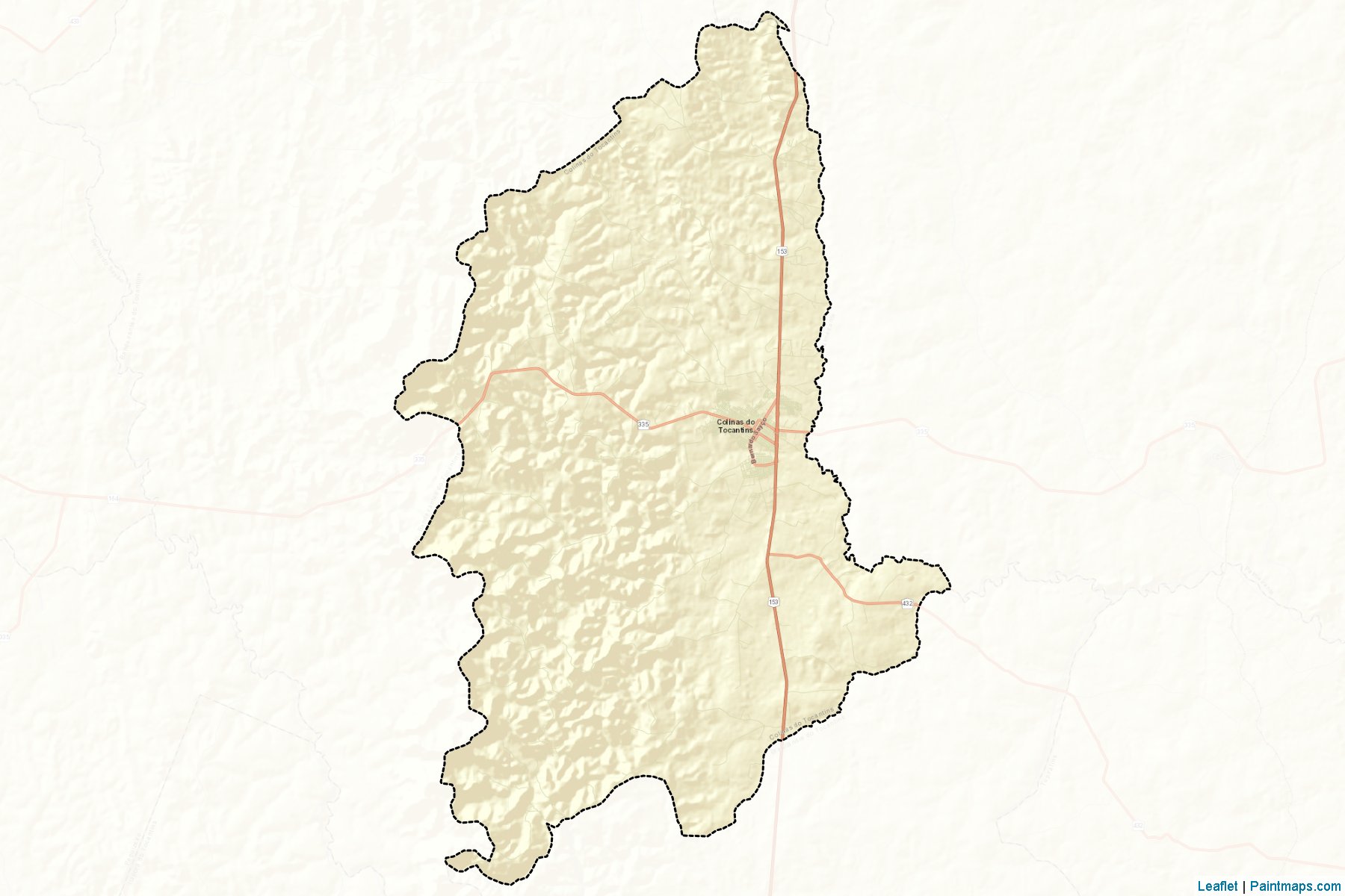 Colinas do Tocantins (Tocantins) Map Cropping Samples-2