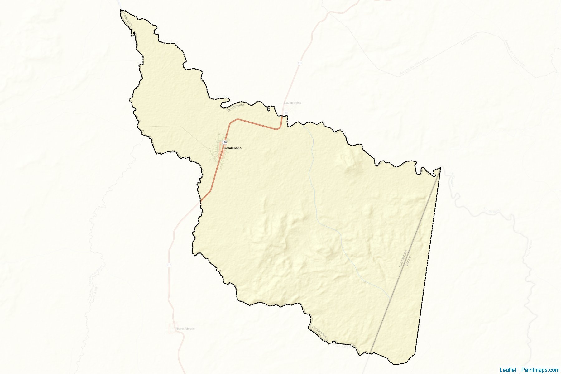Combinado (Tocantins) Haritası Örnekleri-2