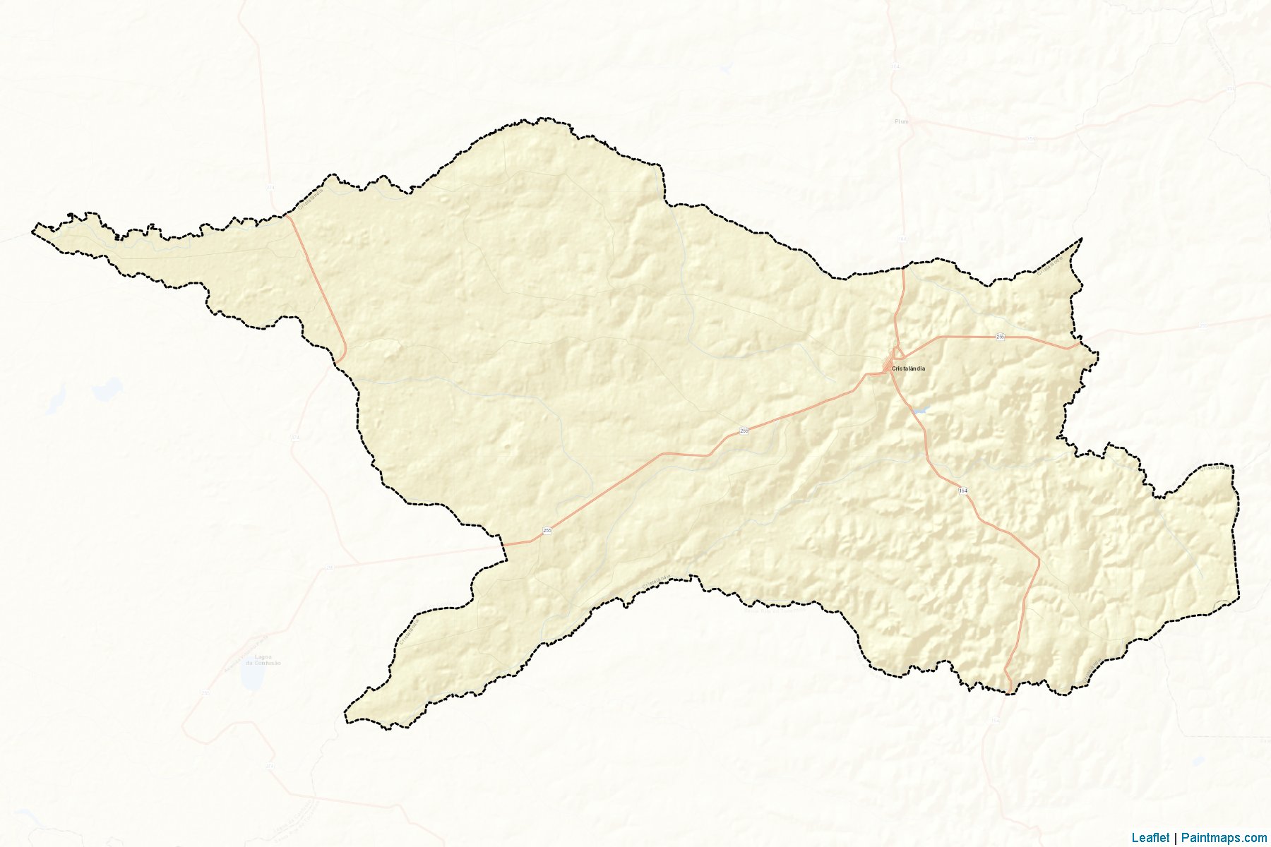 Cristalandia (Tocantins) Map Cropping Samples-2