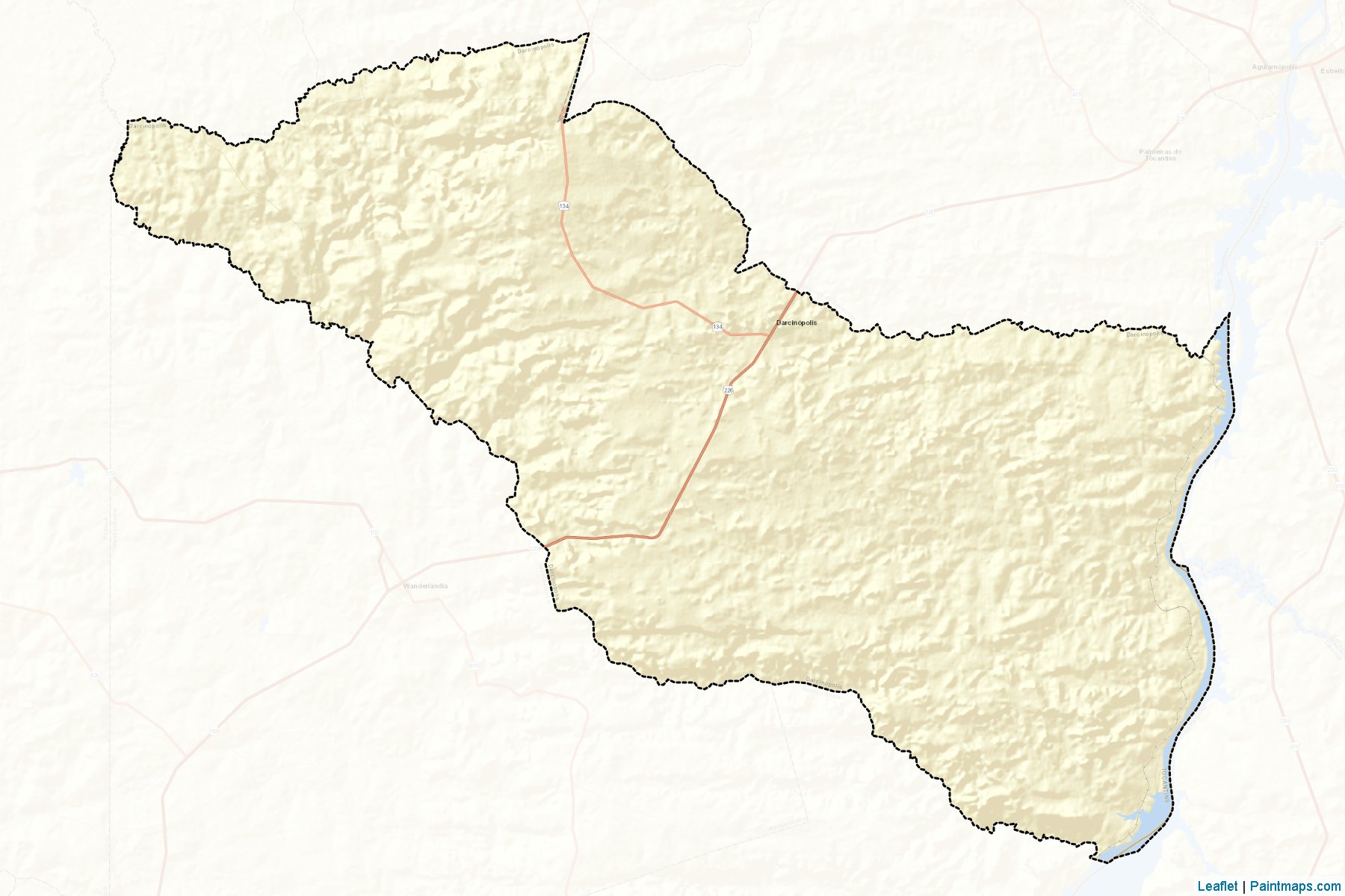 Darcinopolis (Tocantins) Map Cropping Samples-2