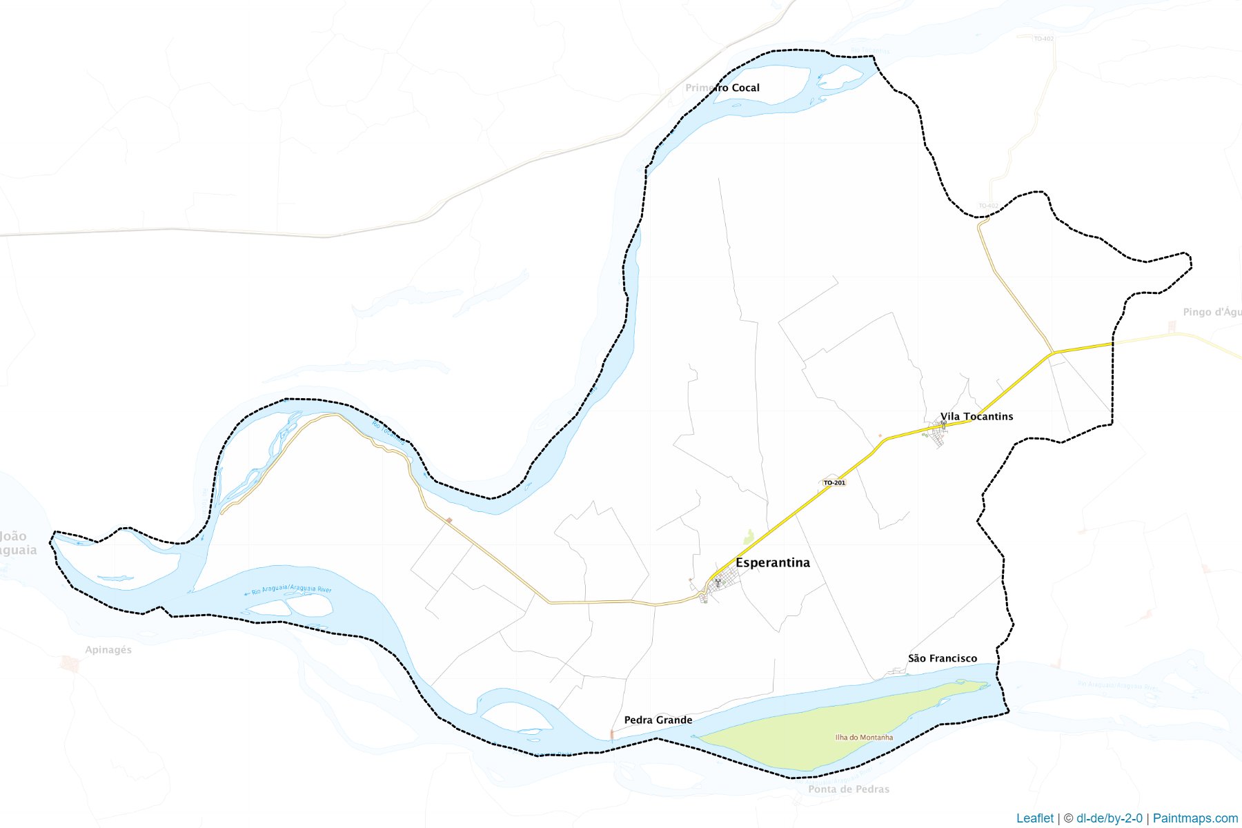 Esperantina (Tocantins) Map Cropping Samples-1