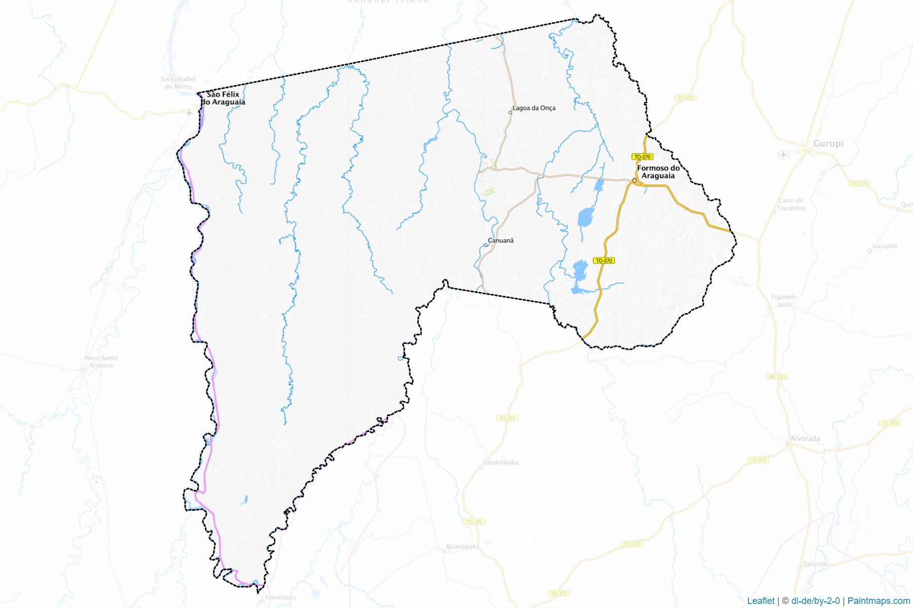 Formoso do Araguaia (Tocantins) Map Cropping Samples-1