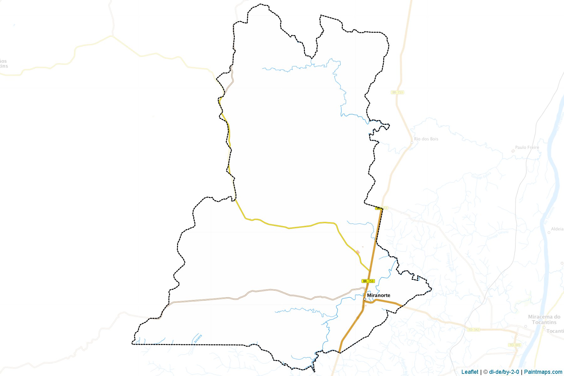 Miranorte (Tocantins) Haritası Örnekleri-1