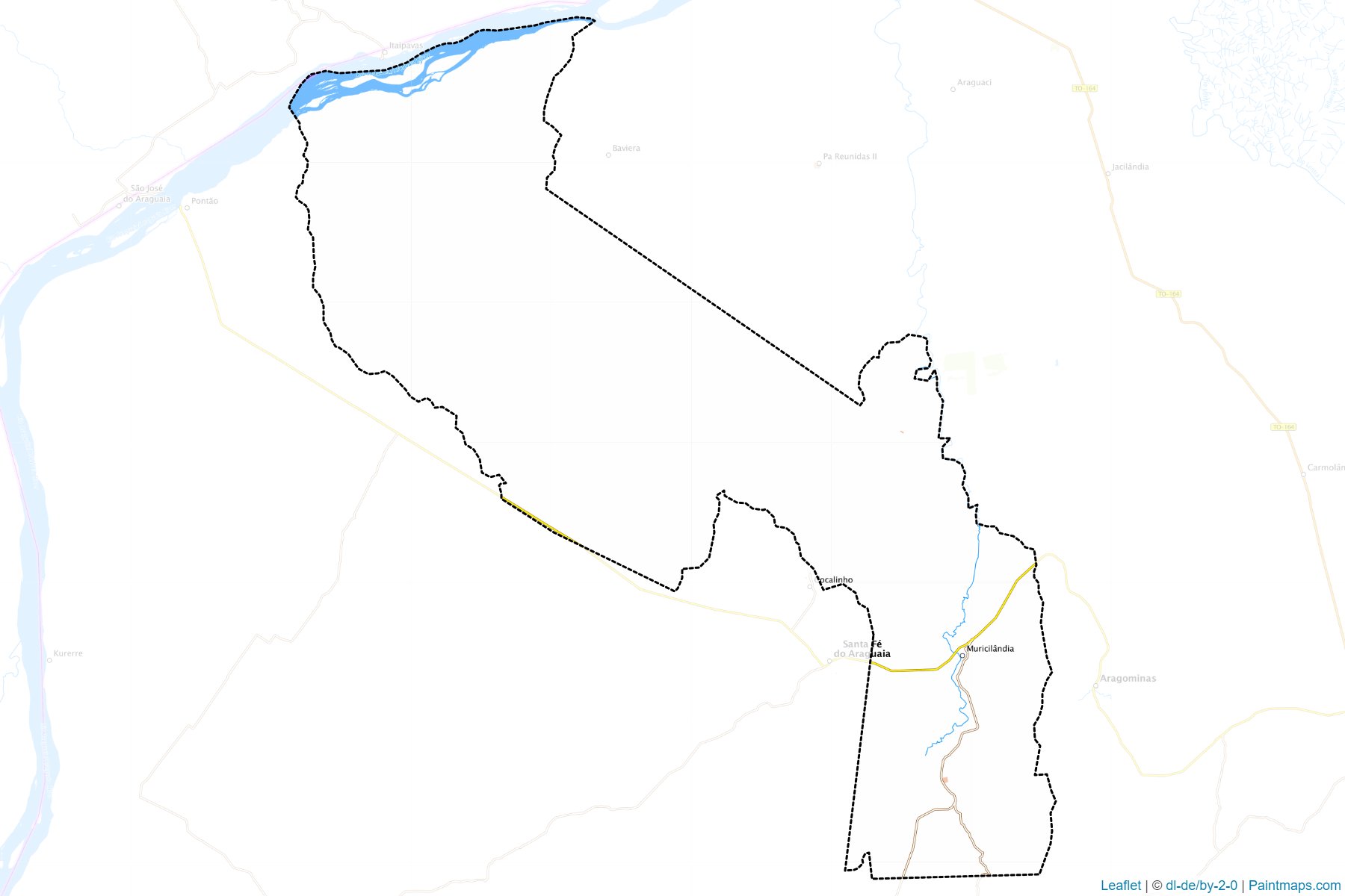 Muricilandia (Tocantins) Map Cropping Samples-1