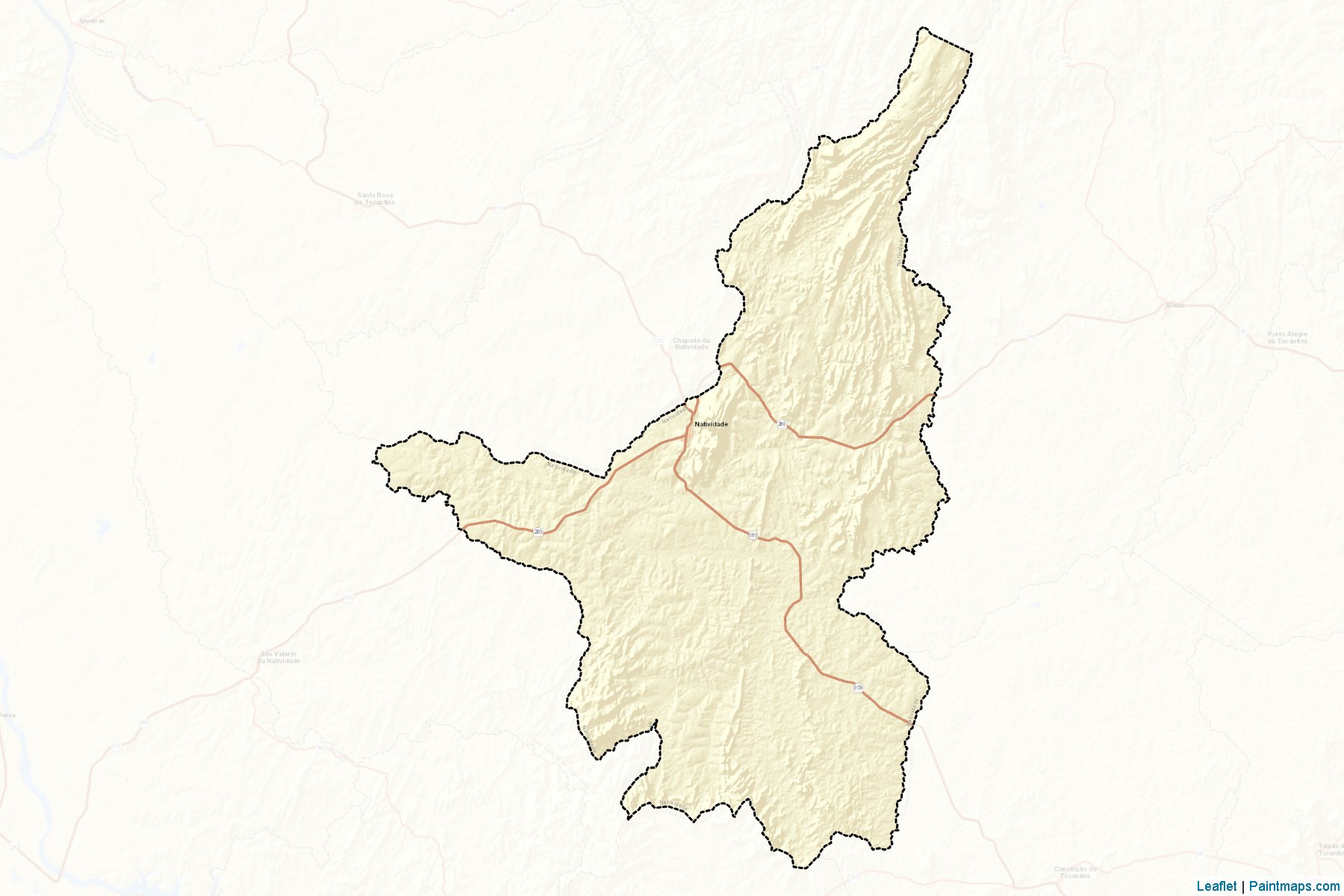 Natividade (Tocantins) Map Cropping Samples-2